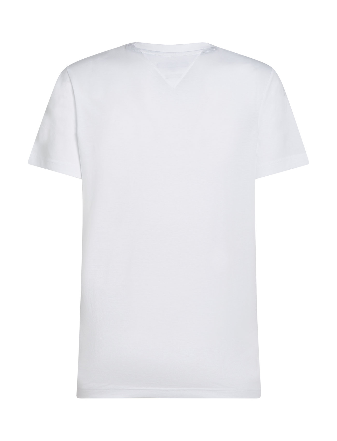 Tommy Hilfiger - FLAG BOX TEE - herbstliche kleidung - white - 4