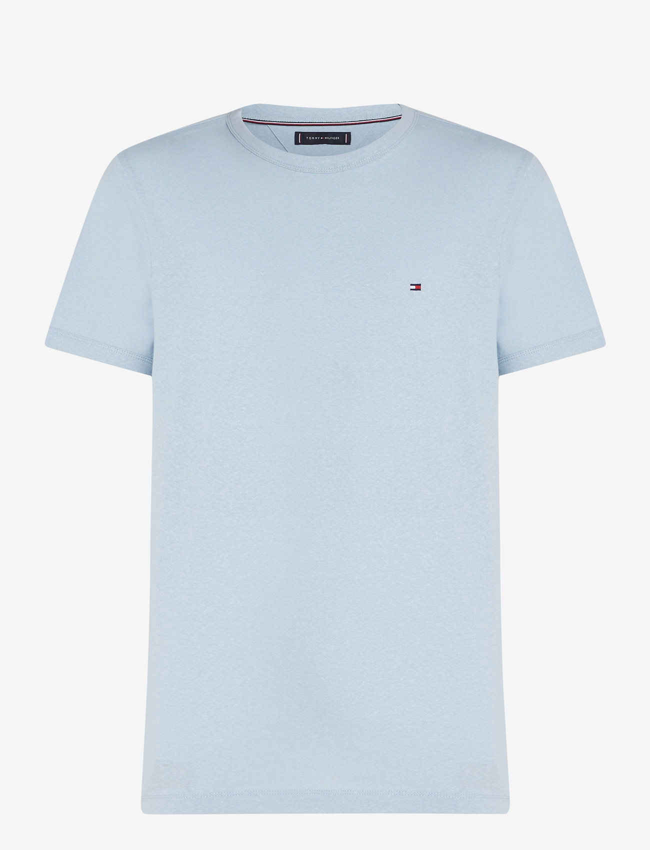 Tommy Hilfiger - COTTON LINEN TEE - kurzärmelig - breezy blue - 1