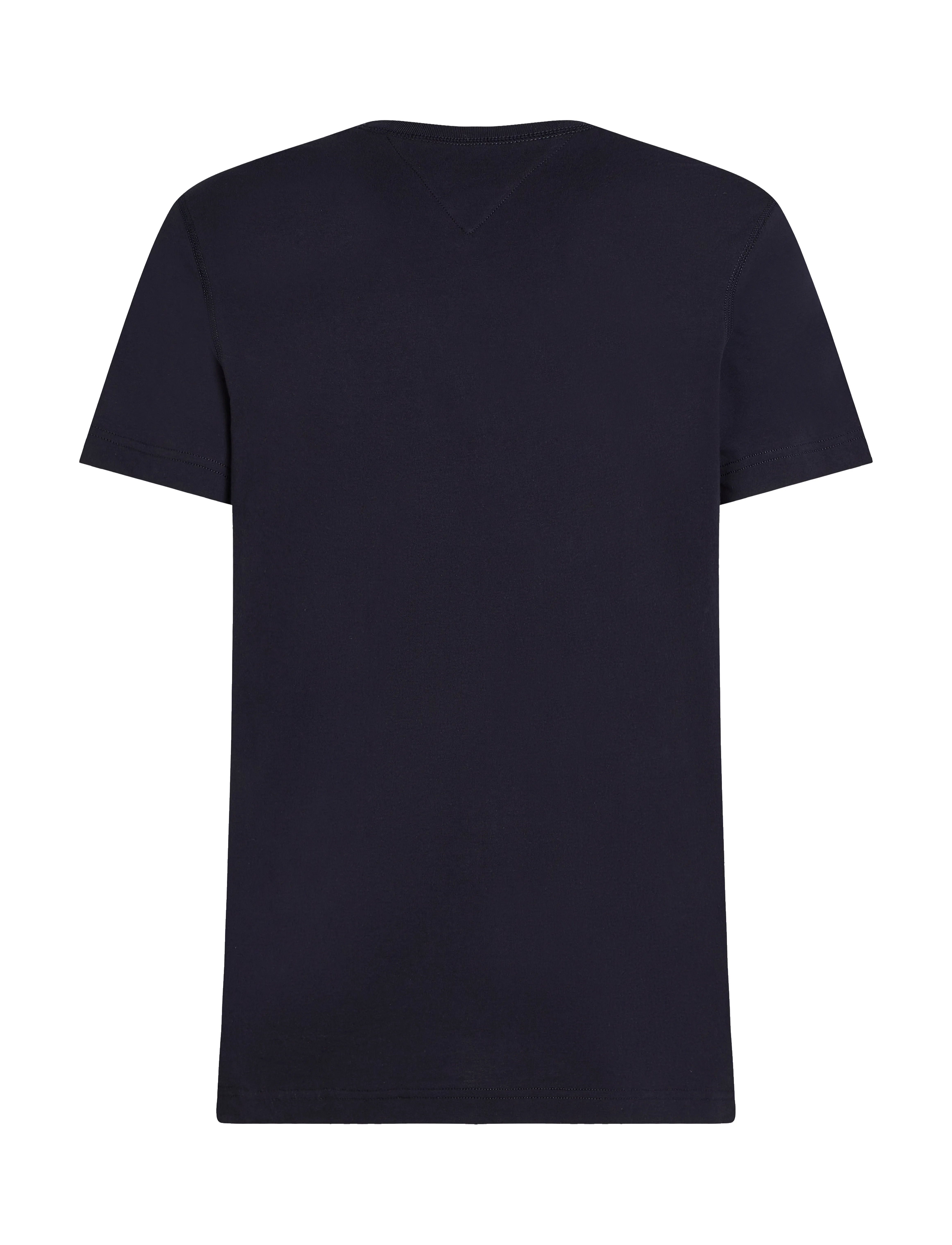 Tommy Hilfiger - HILFIGER SUMMER SCRIPT TEE - kortärmade t-shirts - desert sky - 4