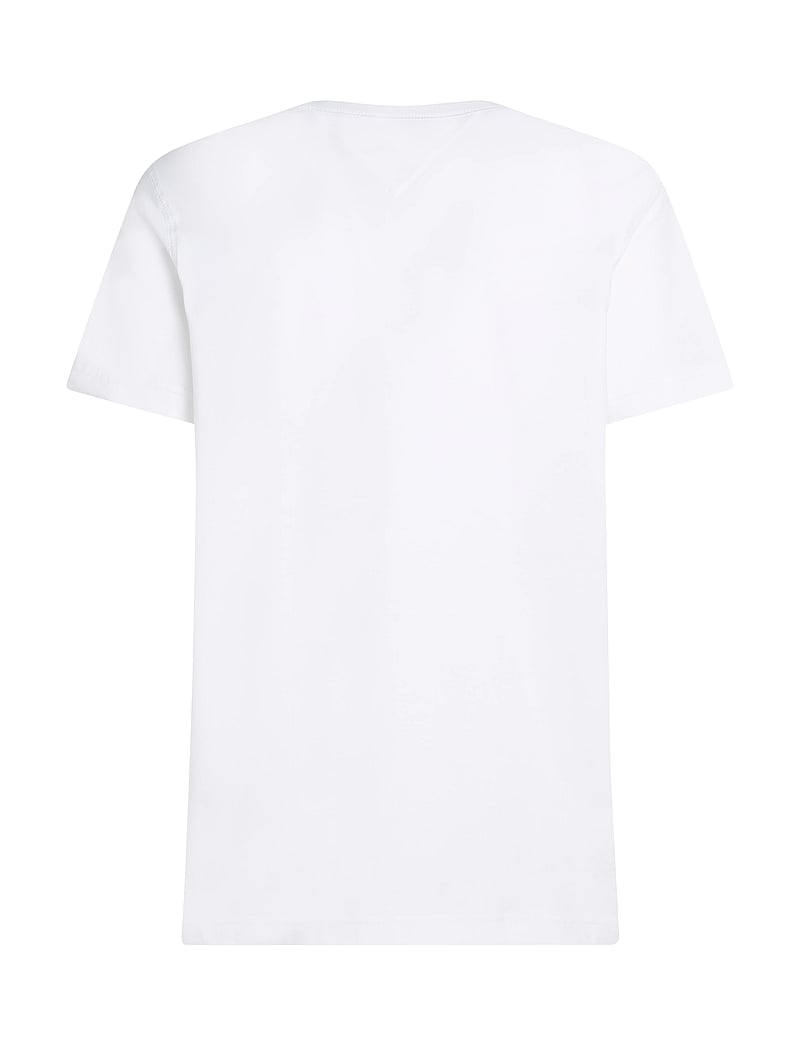 Tommy Hilfiger - HILFIGER SUMMER SCRIPT TEE - kortærmede t-shirts - white - 5