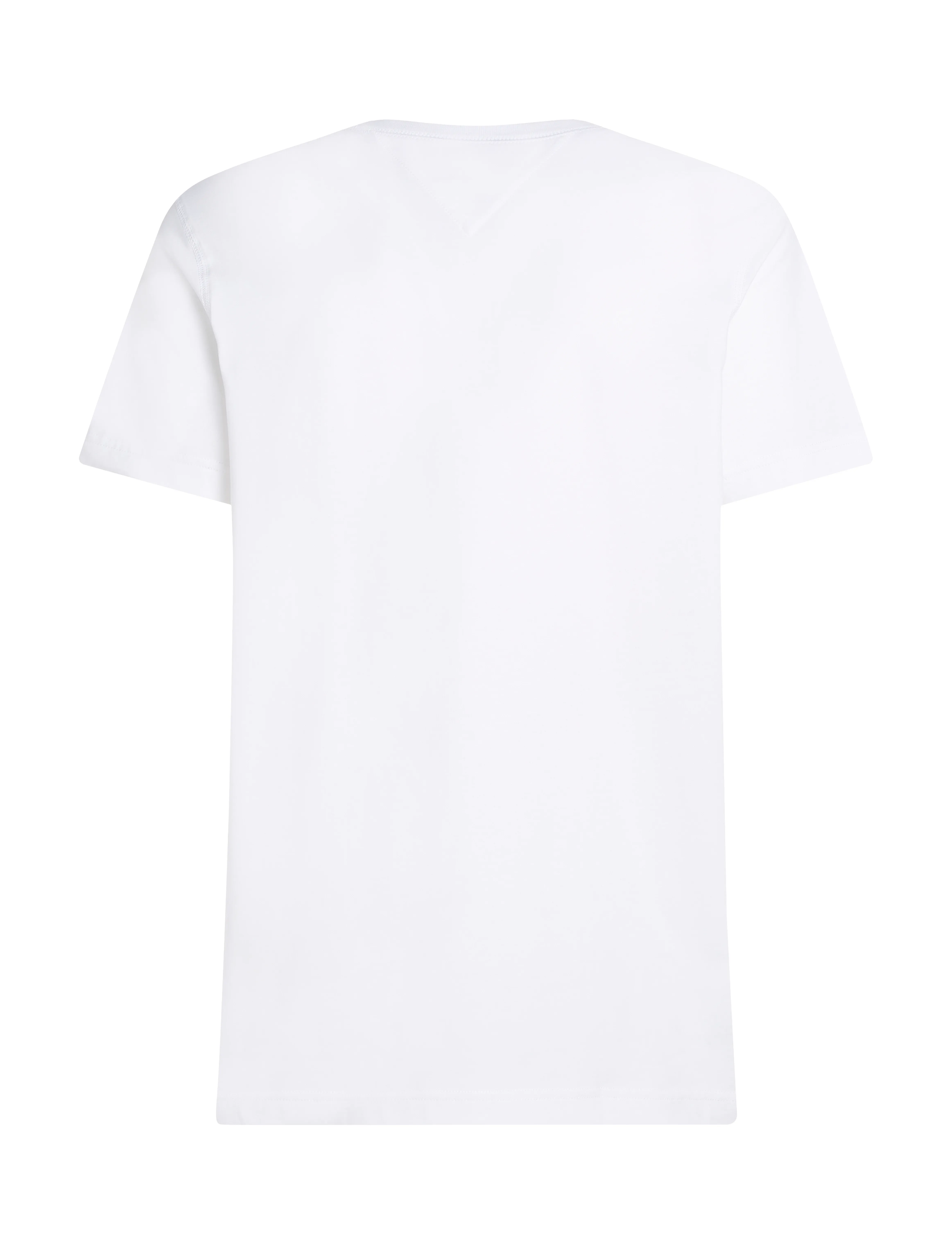 Tommy Hilfiger - HILFIGER SUMMER SCRIPT TEE - kortærmede t-shirts - white - 5