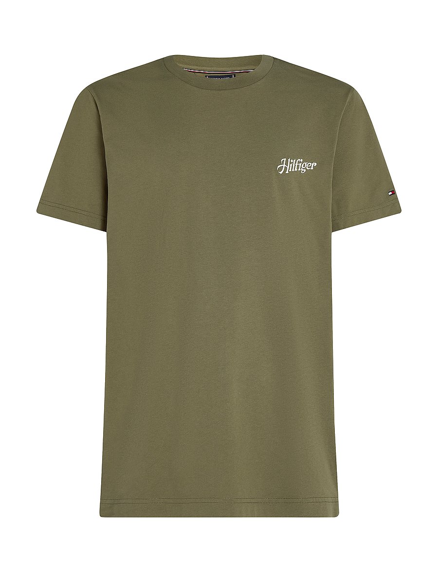 Tommy Hilfiger - HILFIGER SUMMER PHOTO TEE - battle green - 0