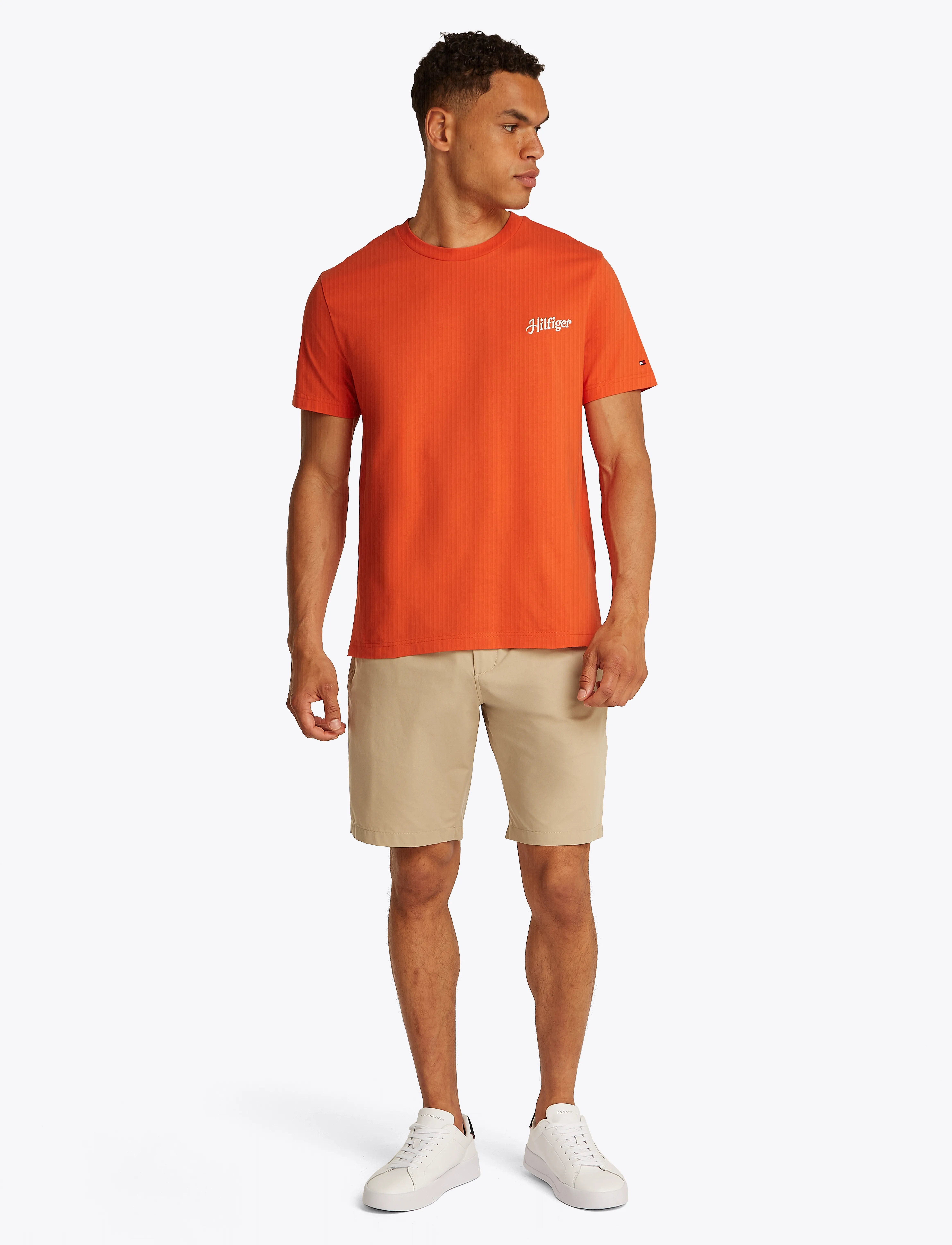 Tommy Hilfiger - HILFIGER SUMMER PHOTO TEE - brilliant orange - 3