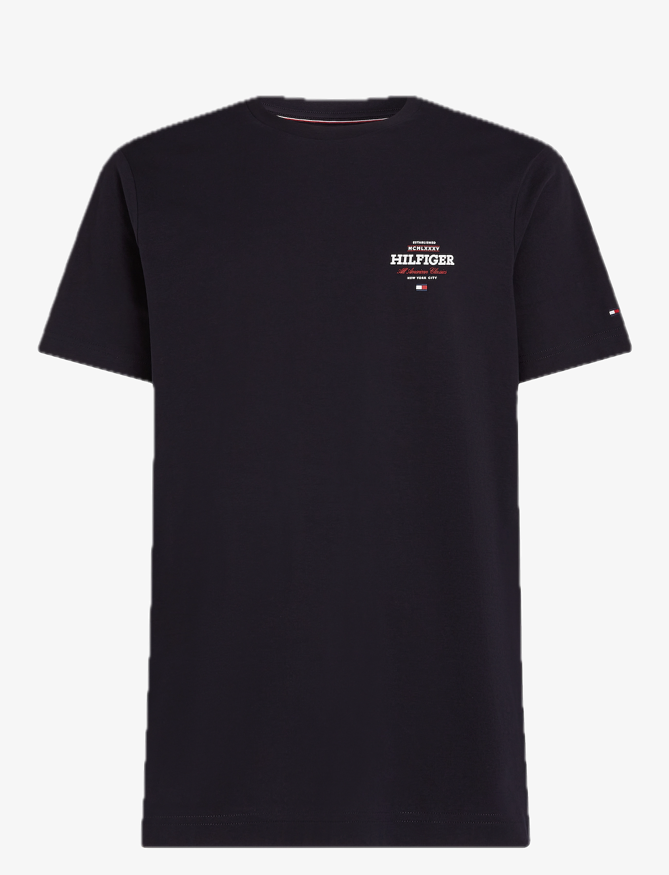 Tommy Hilfiger MONOTYPE ALL AMERICAN TEE - Basic T-Shirts - DESERT SKY / navy