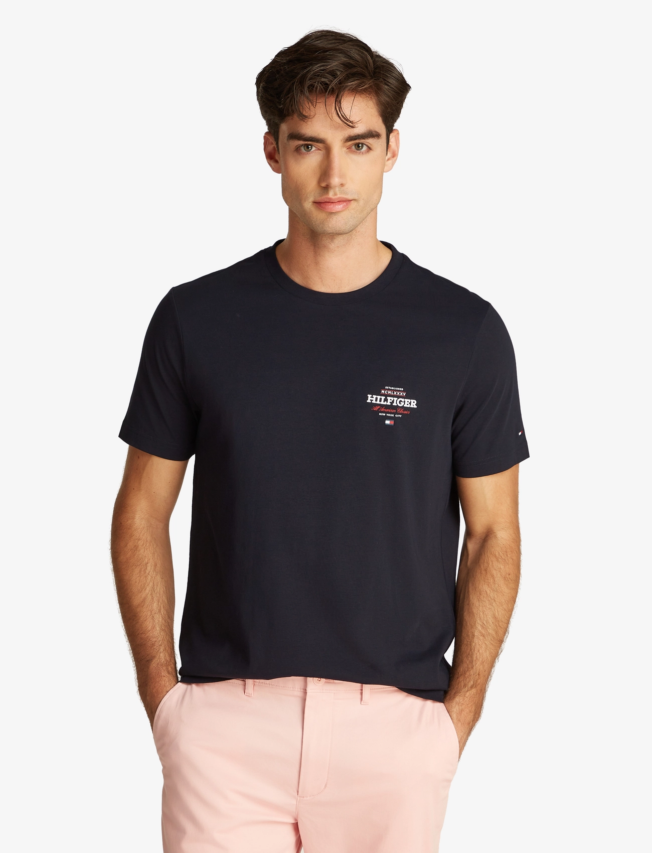 Tommy Hilfiger MONOTYPE ALL AMERICAN TEE - Deals - DESERT SKY / navy