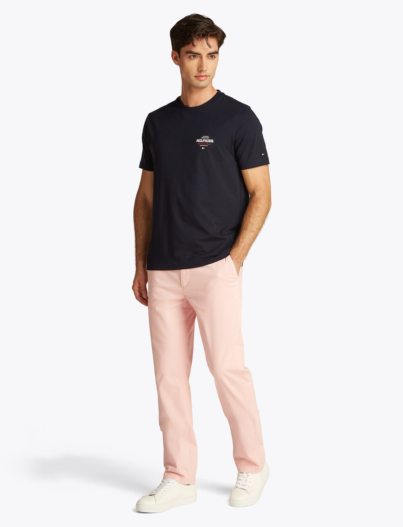 Tommy Hilfiger - MONOTYPE ALL AMERICAN TEE - short-sleeved t-shirts - desert sky - 4