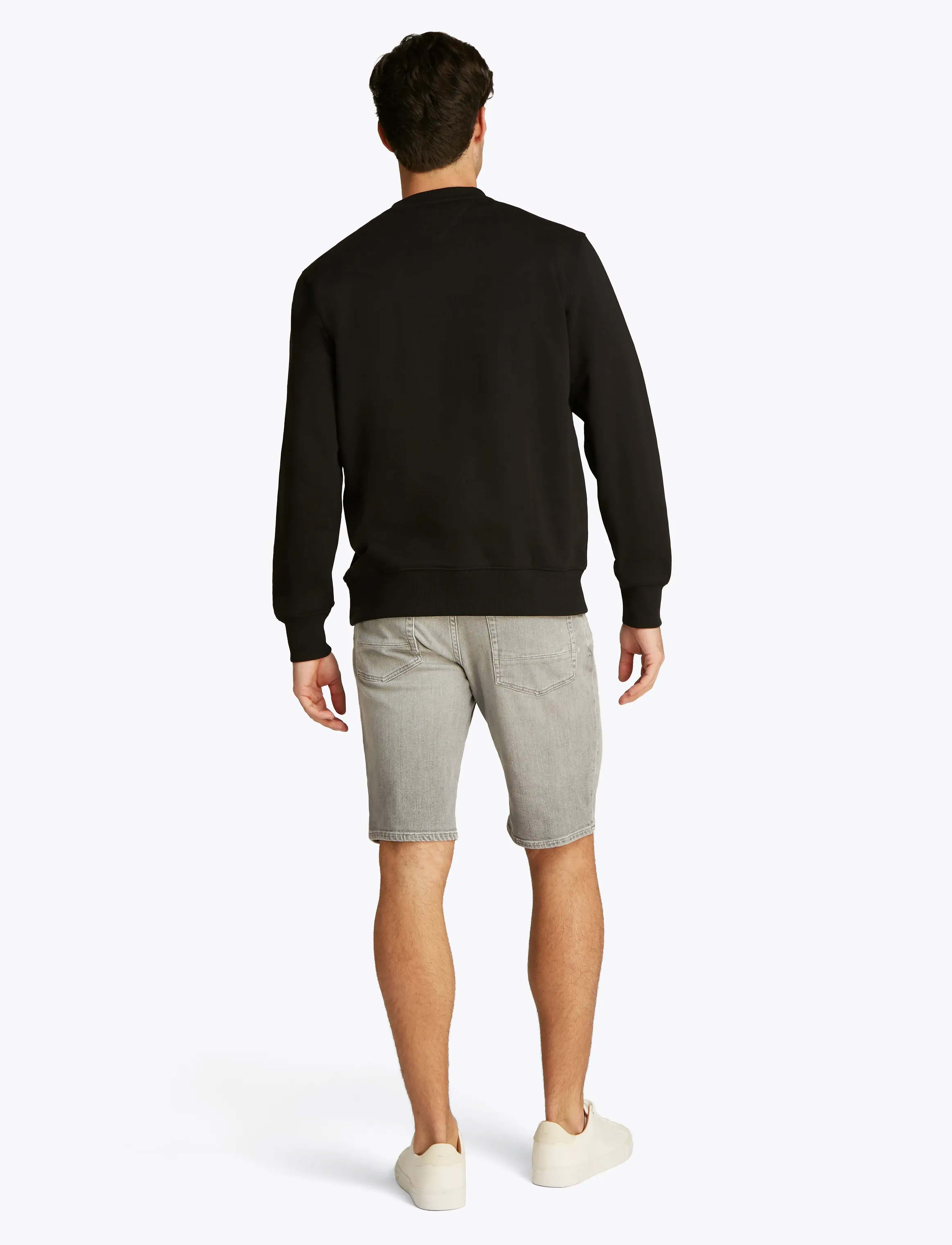 Tommy Hilfiger - HILFIGER STACK SWEATSHIRT - puhkuse põhitooted - black 660 910 - 2