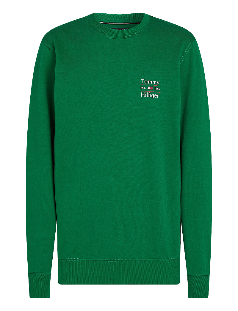 Tommy Hilfiger - HILFIGER STACK SWEATSHIRT - shop efter anledning - nouveau green 323 830 - 1