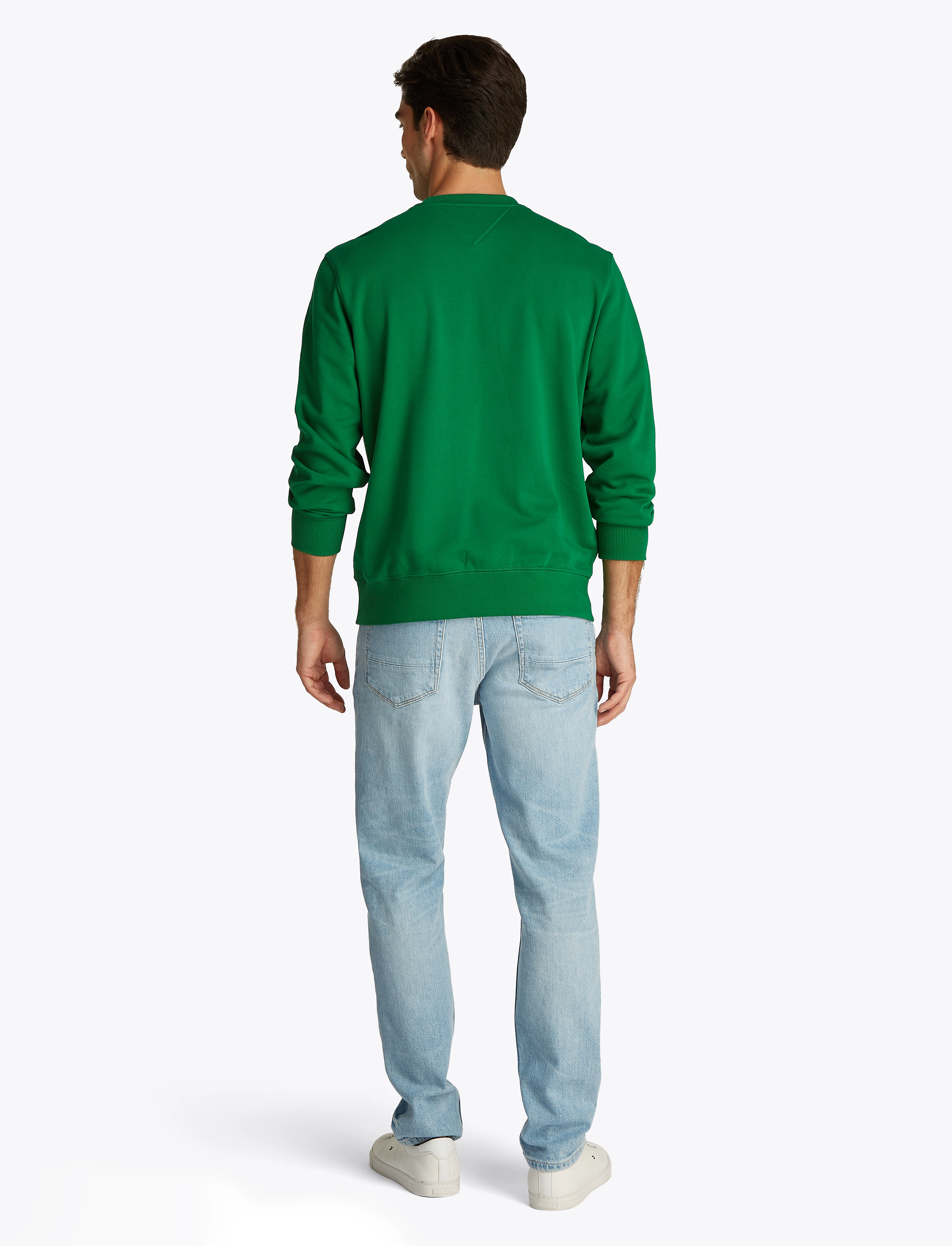 Tommy Hilfiger - HILFIGER STACK SWEATSHIRT - sweatshirts - nouveau green 323 830 - 2