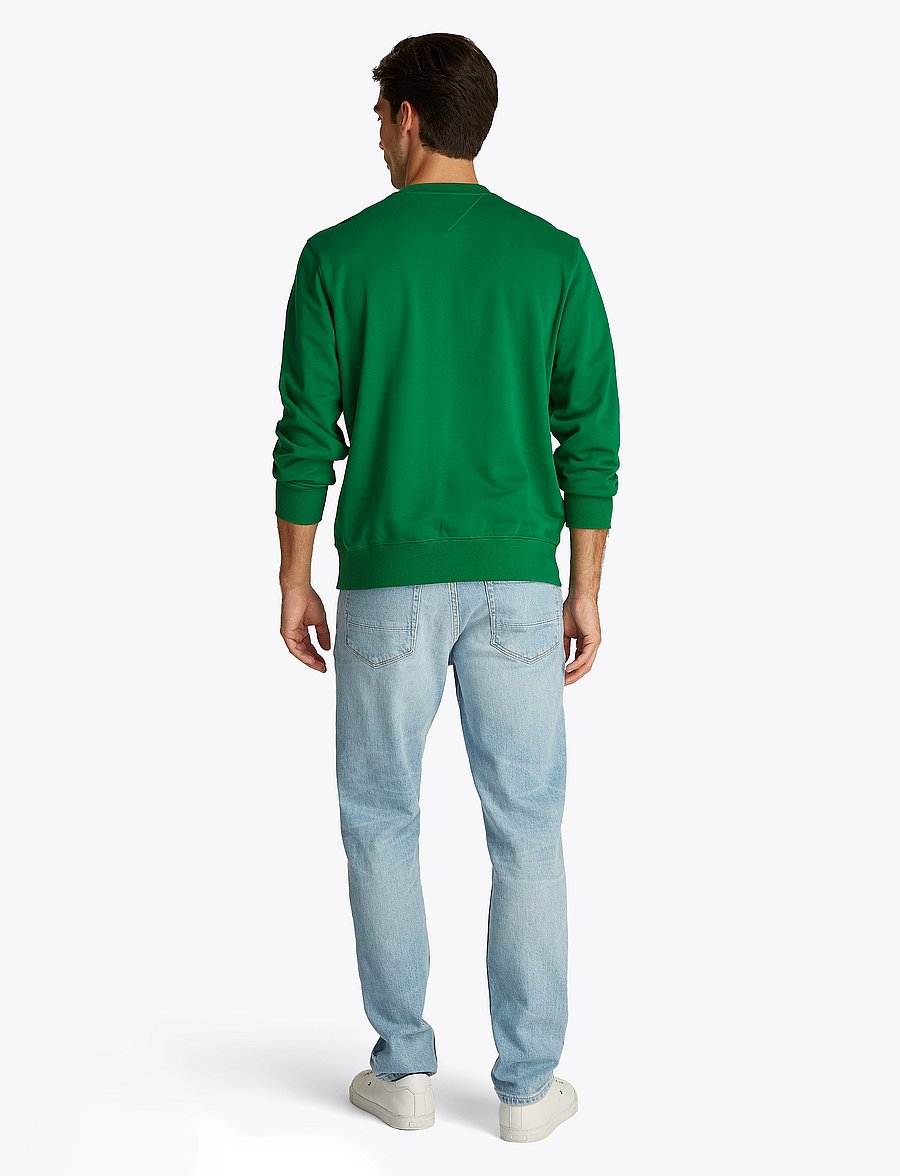 Tommy Hilfiger - HILFIGER STACK SWEATSHIRT - urlaubsfavoriten - nouveau green 323 830 - 2