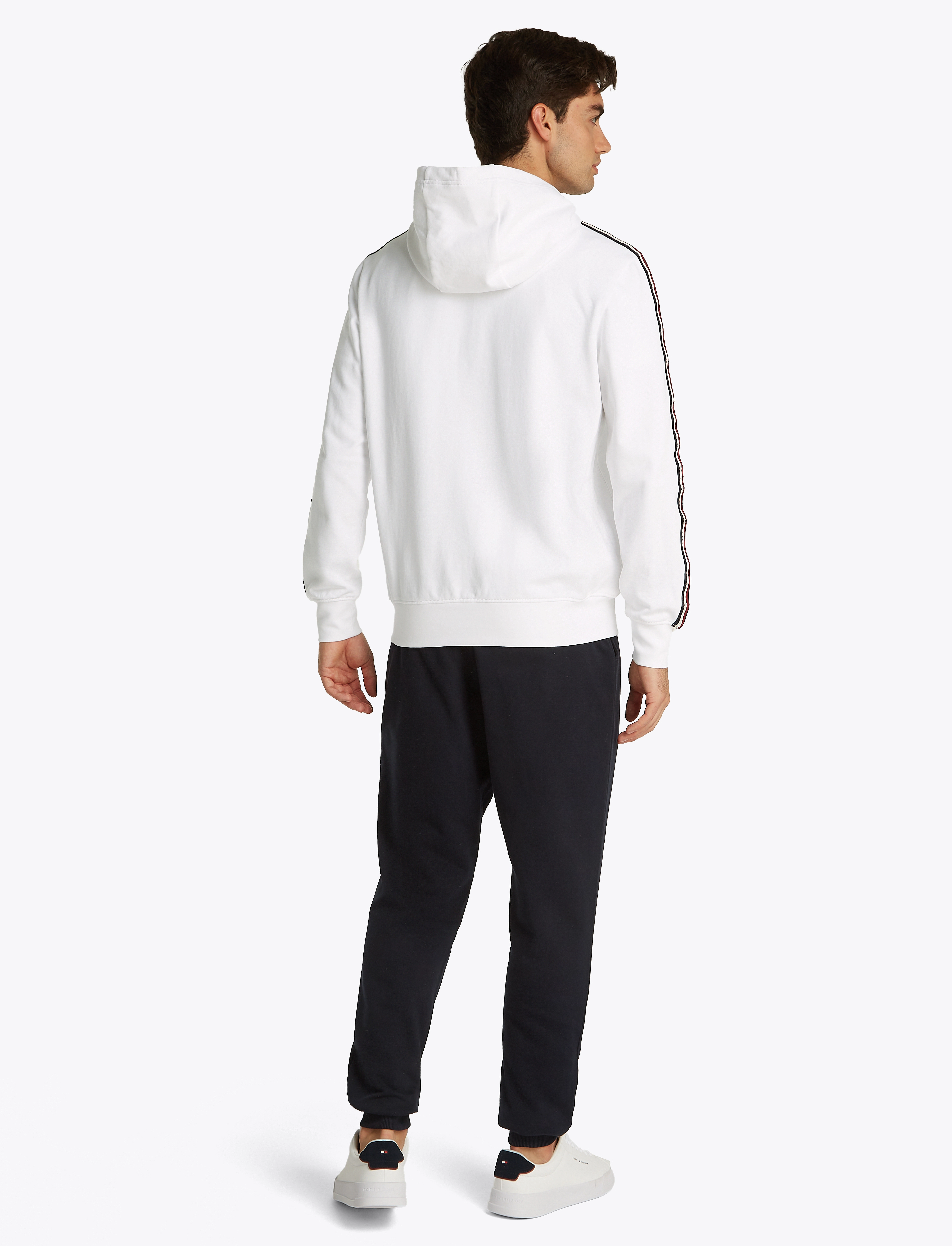 Tommy Hilfiger - GLOBAL STRIPE HOODY - white 658 170 - 2