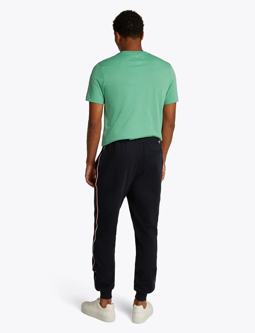 Tommy Hilfiger - GLOBAL STRIPE SWEATPANTS - shoppa efter tillfälle - desert sky 654 920 - 5