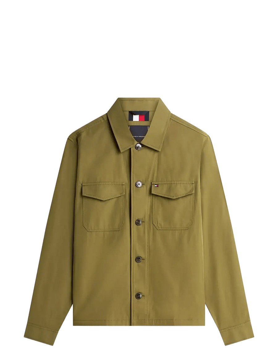 Tommy Hilfiger - COTTON NYLON SHIRT JACKET - nach anlass kaufen - dark artichoke - 1