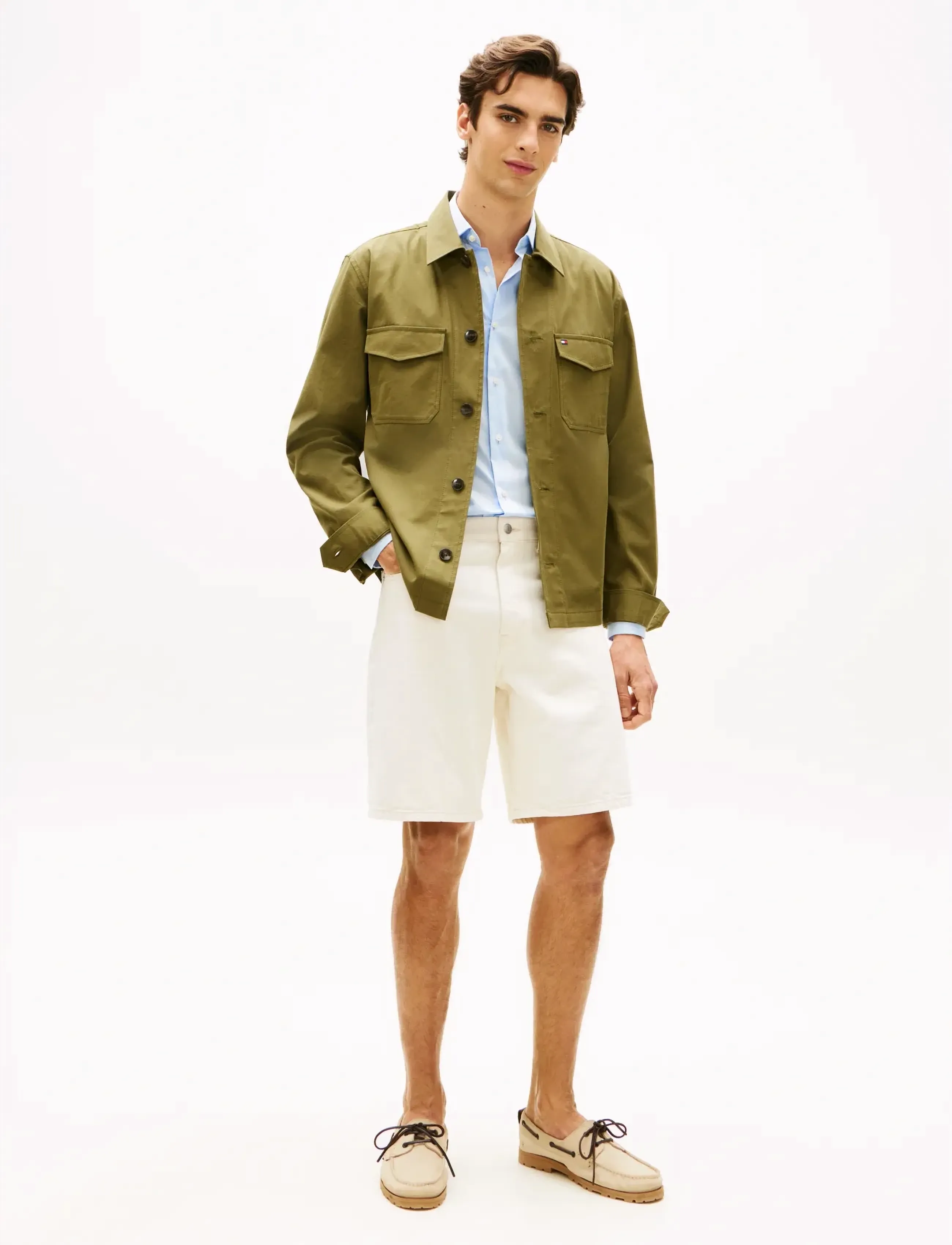 Tommy Hilfiger - COTTON NYLON SHIRT JACKET - nach anlass kaufen - dark artichoke - 3