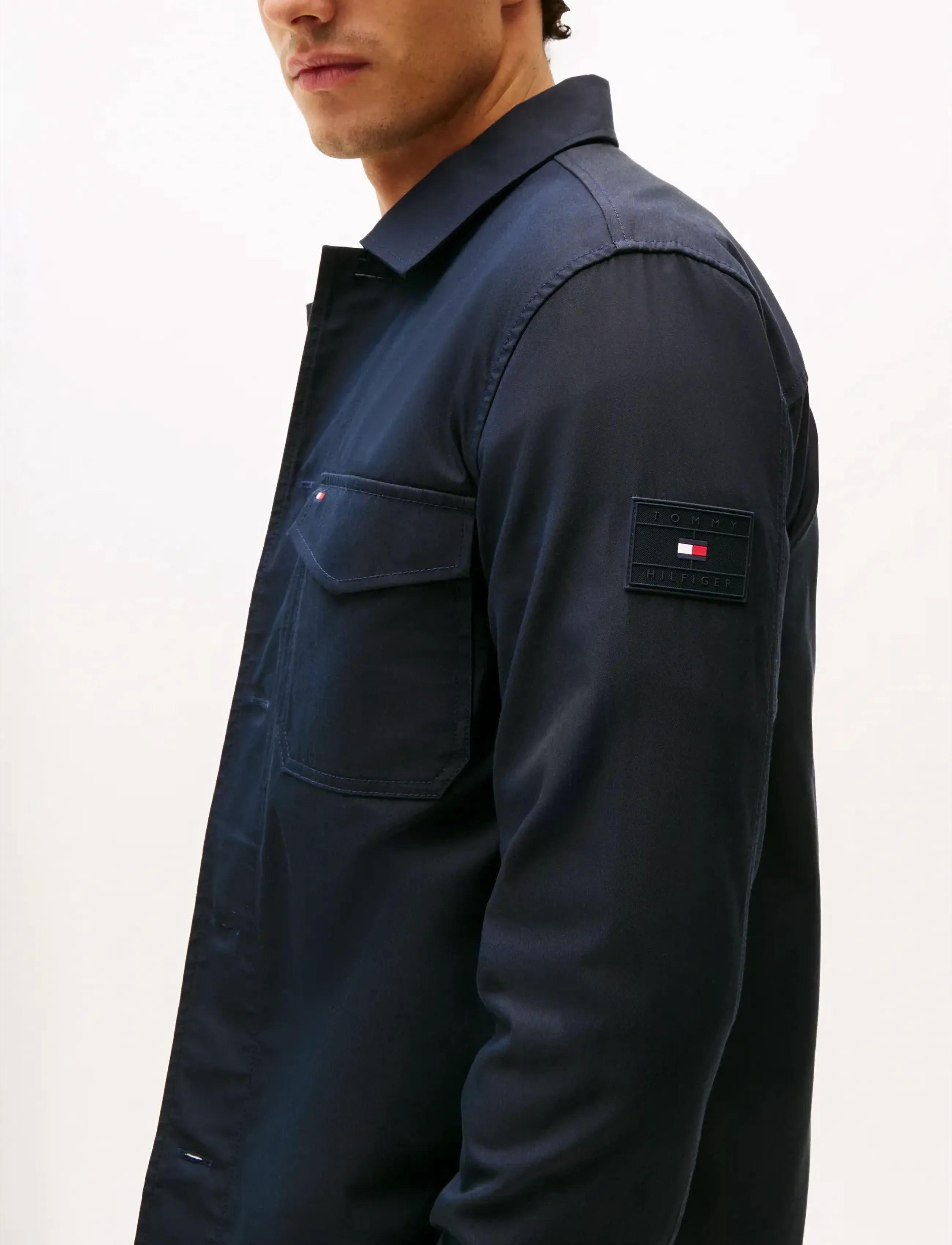 Tommy Hilfiger - COTTON NYLON SHIRT JACKET - shoppa efter tillfälle - desert sky - 5