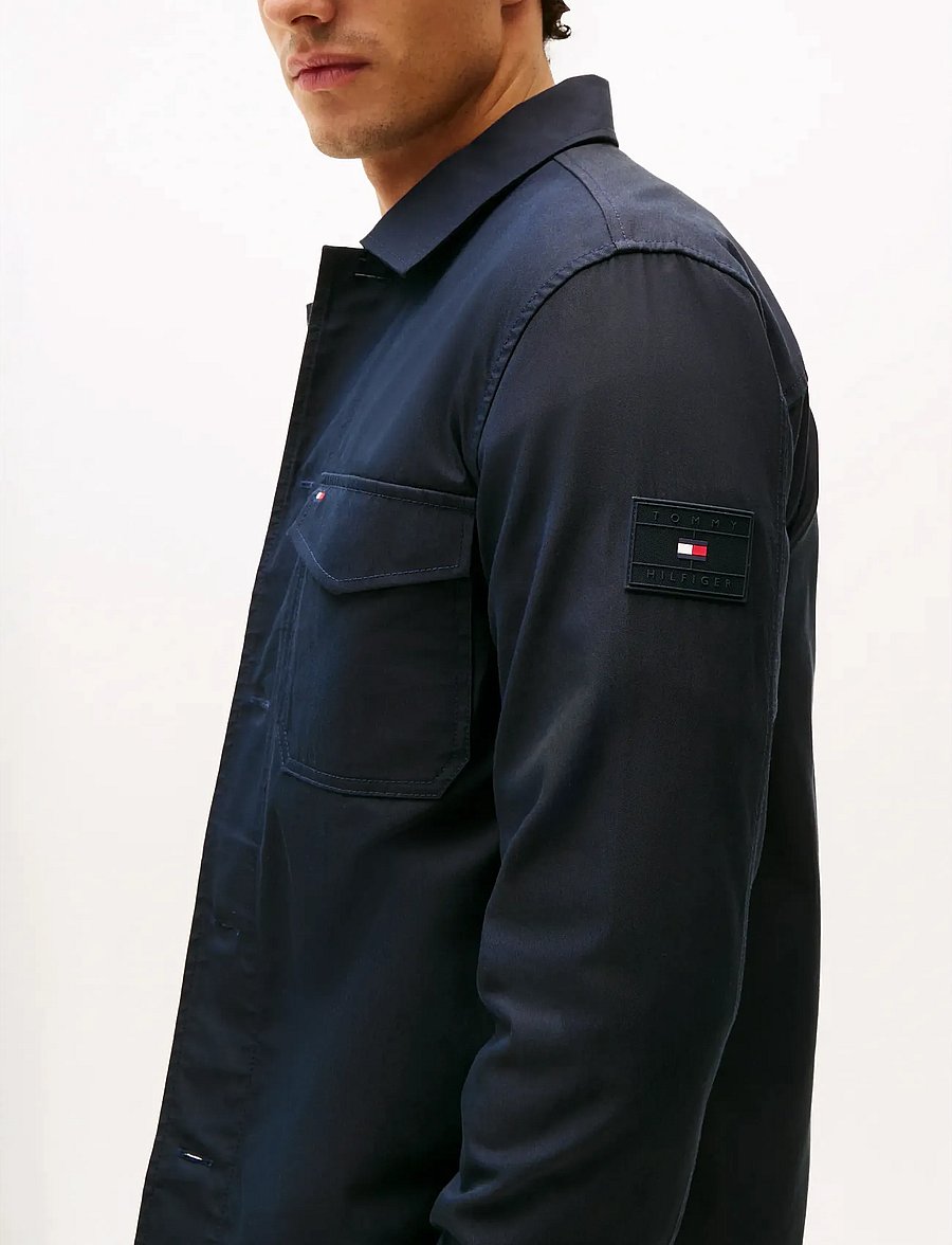 Tommy Hilfiger - COTTON NYLON SHIRT JACKET - shoppa efter tillfälle - desert sky - 5