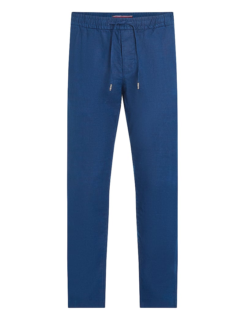 Tommy Hilfiger - HARLEM SORONA LINEN - hørbukser - night sky - 1