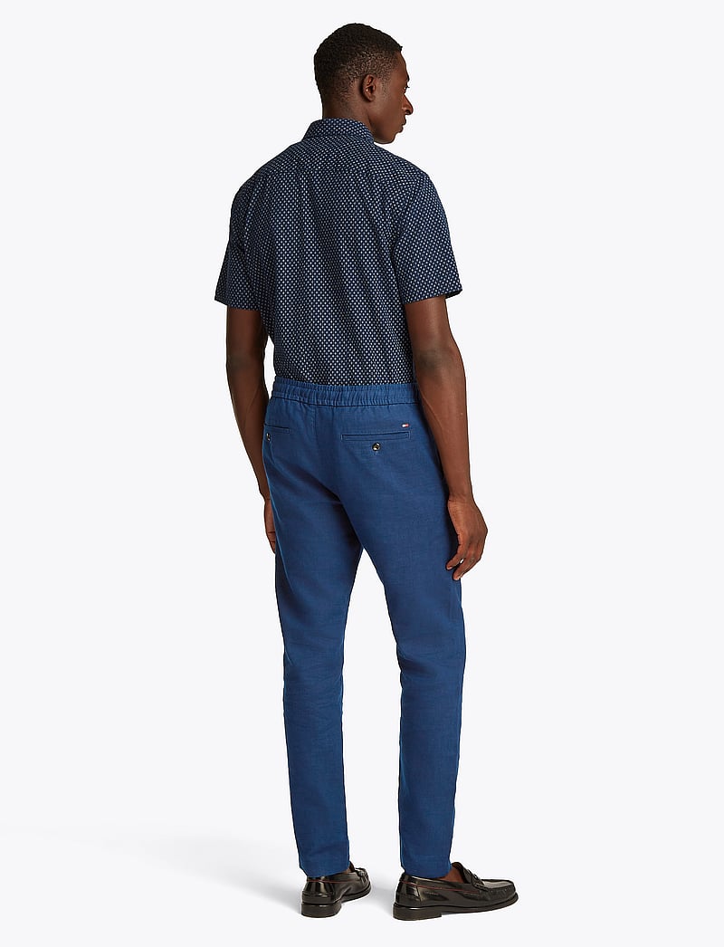 Tommy Hilfiger - HARLEM SORONA LINEN - hørbukser - night sky - 2