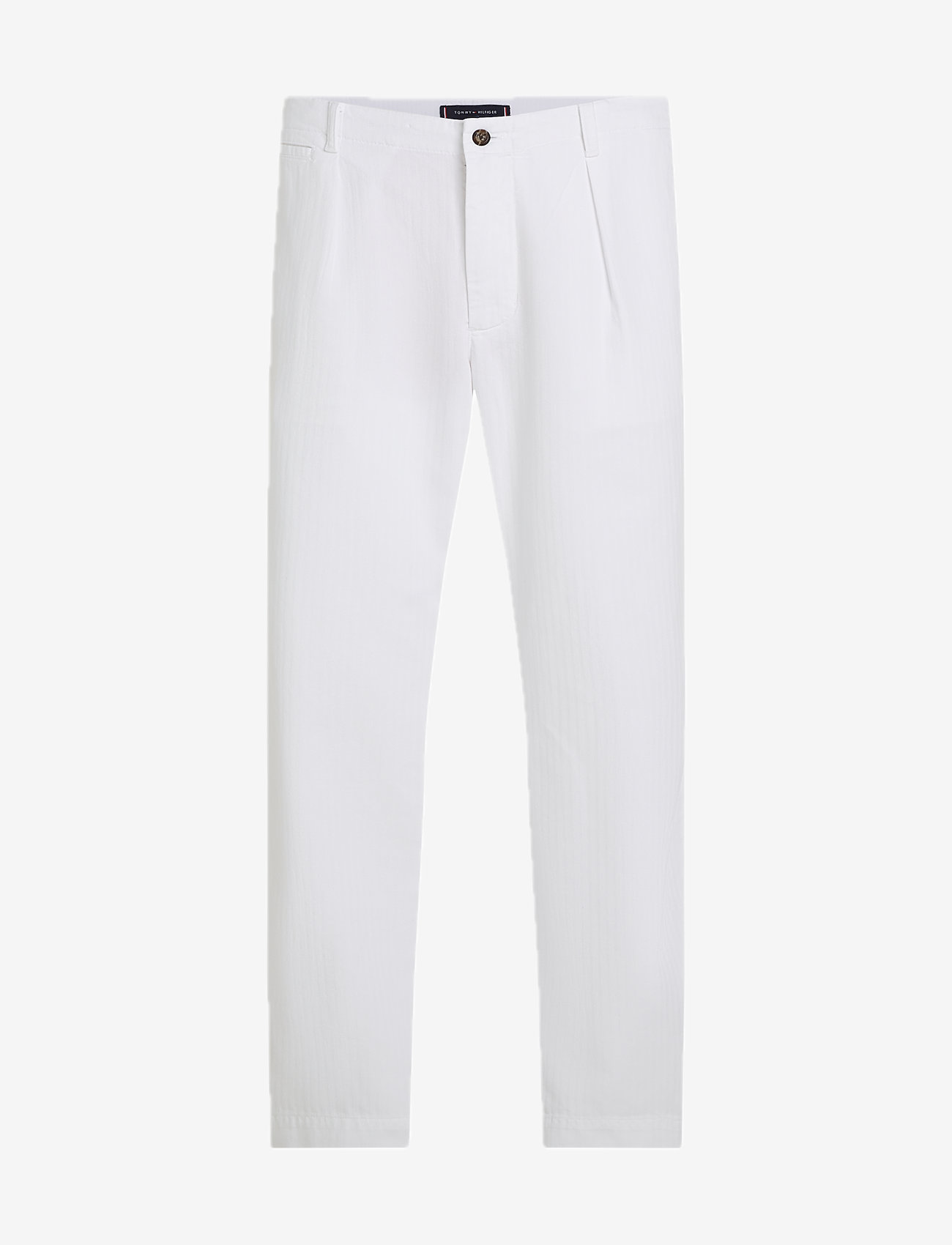 Tommy Hilfiger - MURRAY HERRINGBONE CHINO - chinos - th optic white - 1