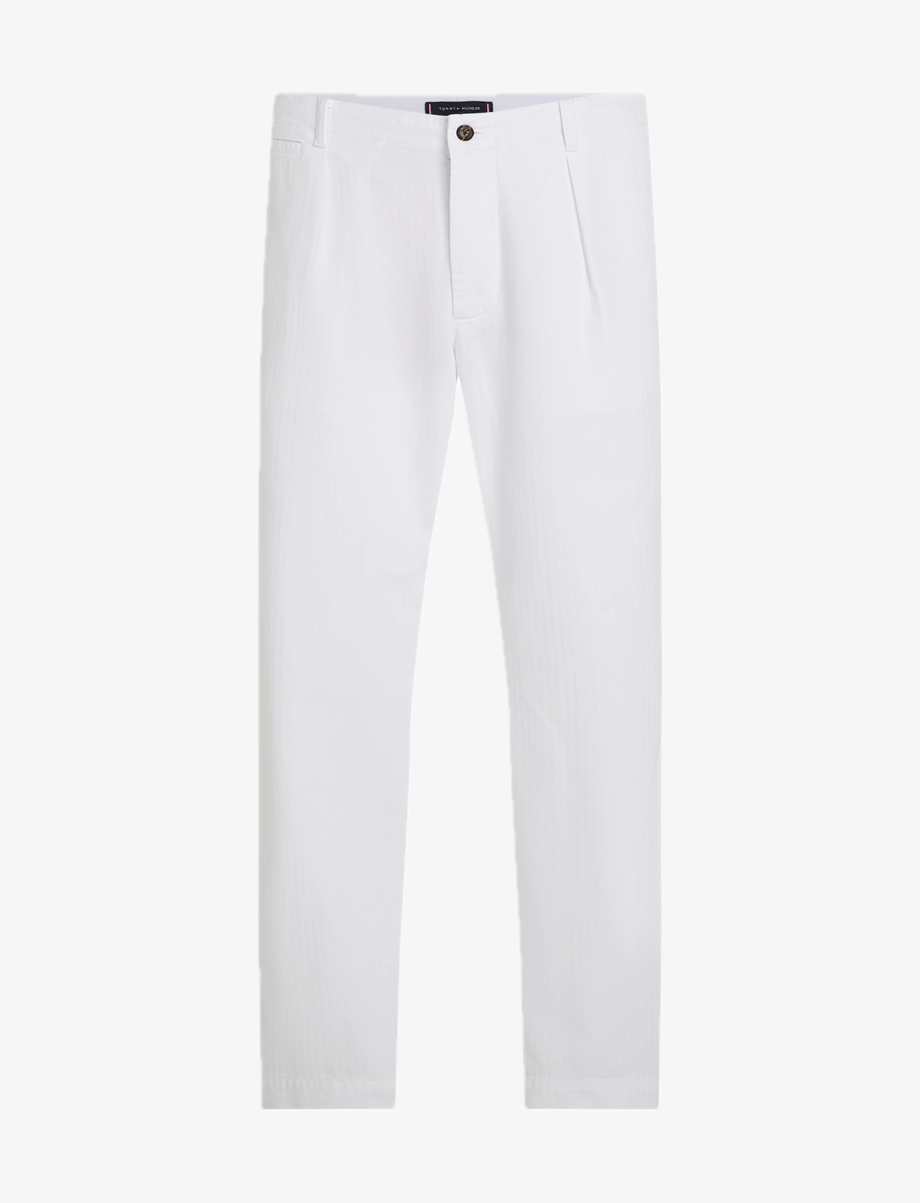 Tommy Hilfiger - MURRAY HERRINGBONE CHINO - chinos - th optic white - 1