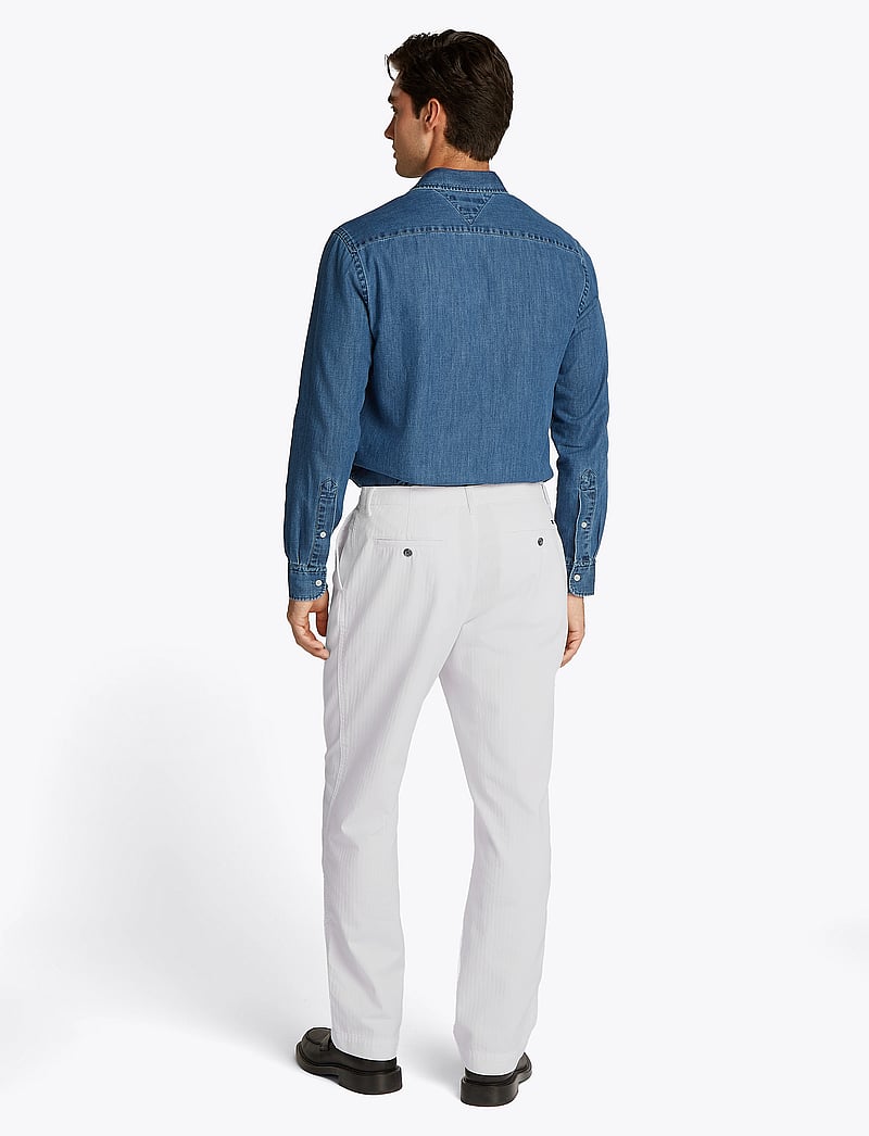 Tommy Hilfiger - MURRAY HERRINGBONE CHINO - chinos - th optic white - 4