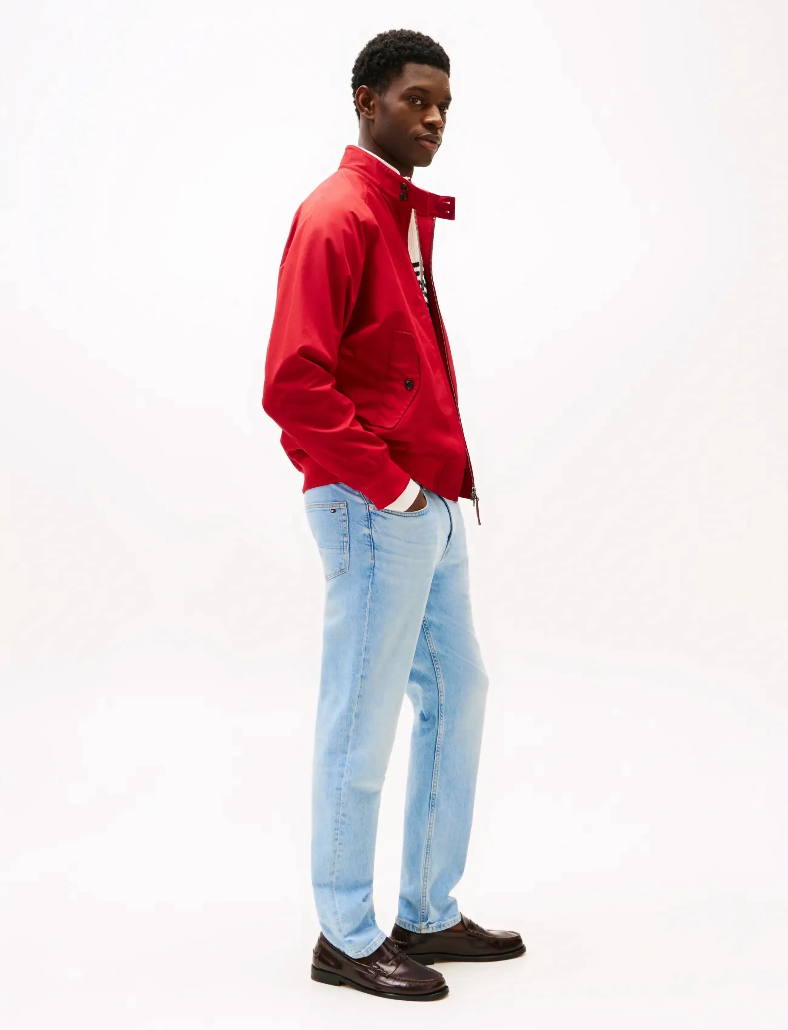 TOMMY HILFIGER Slim Straight Denton Heron straight leg jeans herr – bild 5