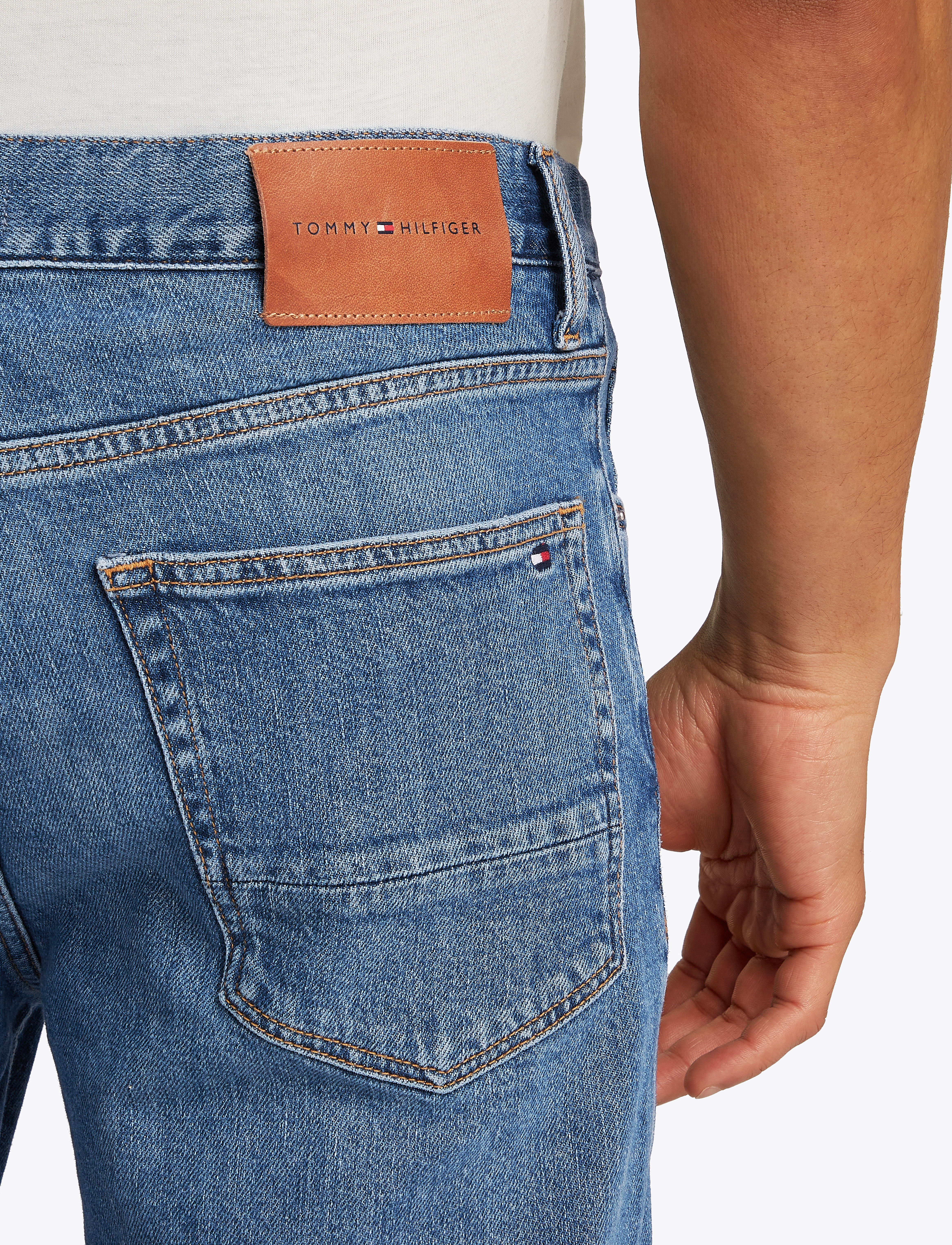 Tommy Hilfiger - TAPERED HARLEM STR ROGER INDIGO - roger indigo - 3