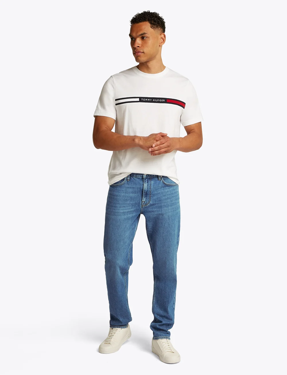 Tommy Hilfiger - TAPERED HARLEM STR ROGER INDIGO - regular jeans - roger indigo - 4