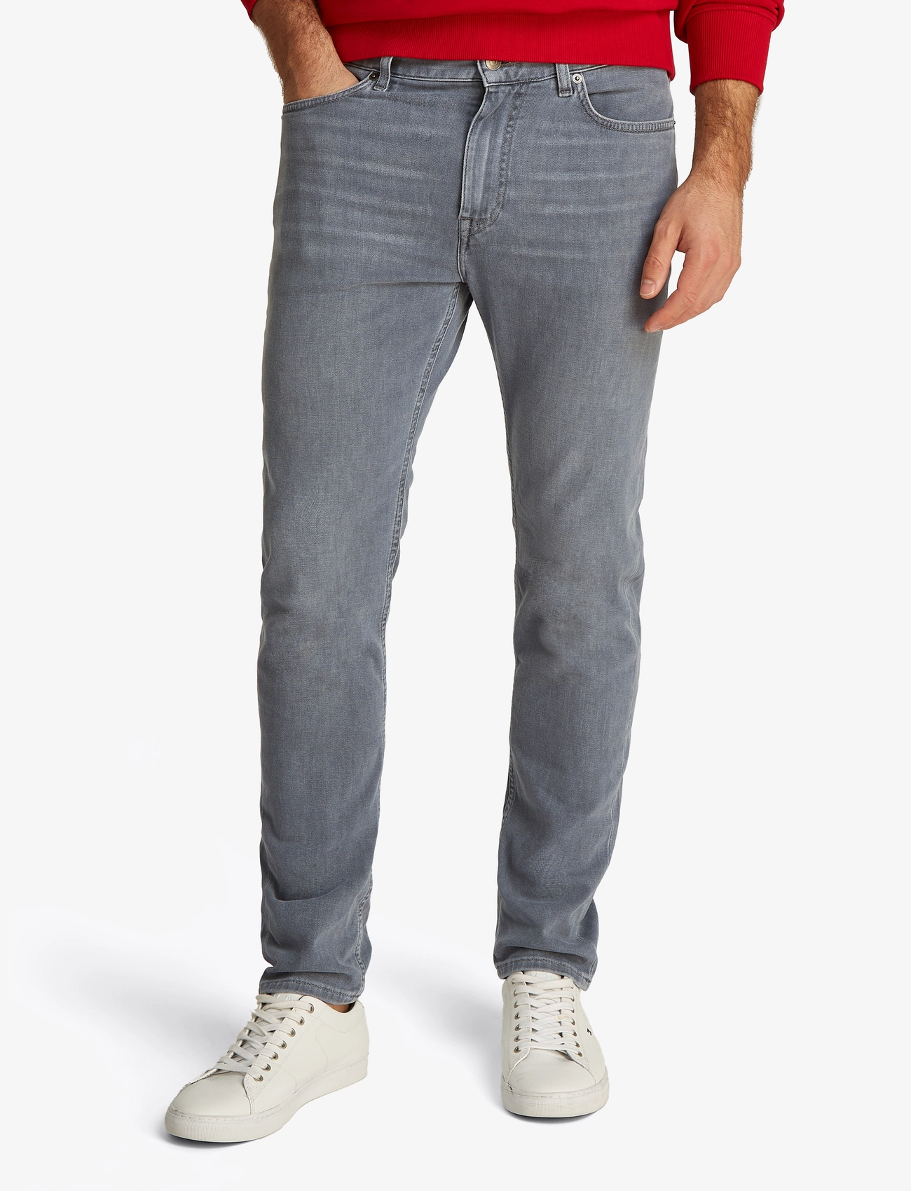 Tommy Hilfiger - SLIM BLEECKER SSTR EROS GREY - eros grey - 0