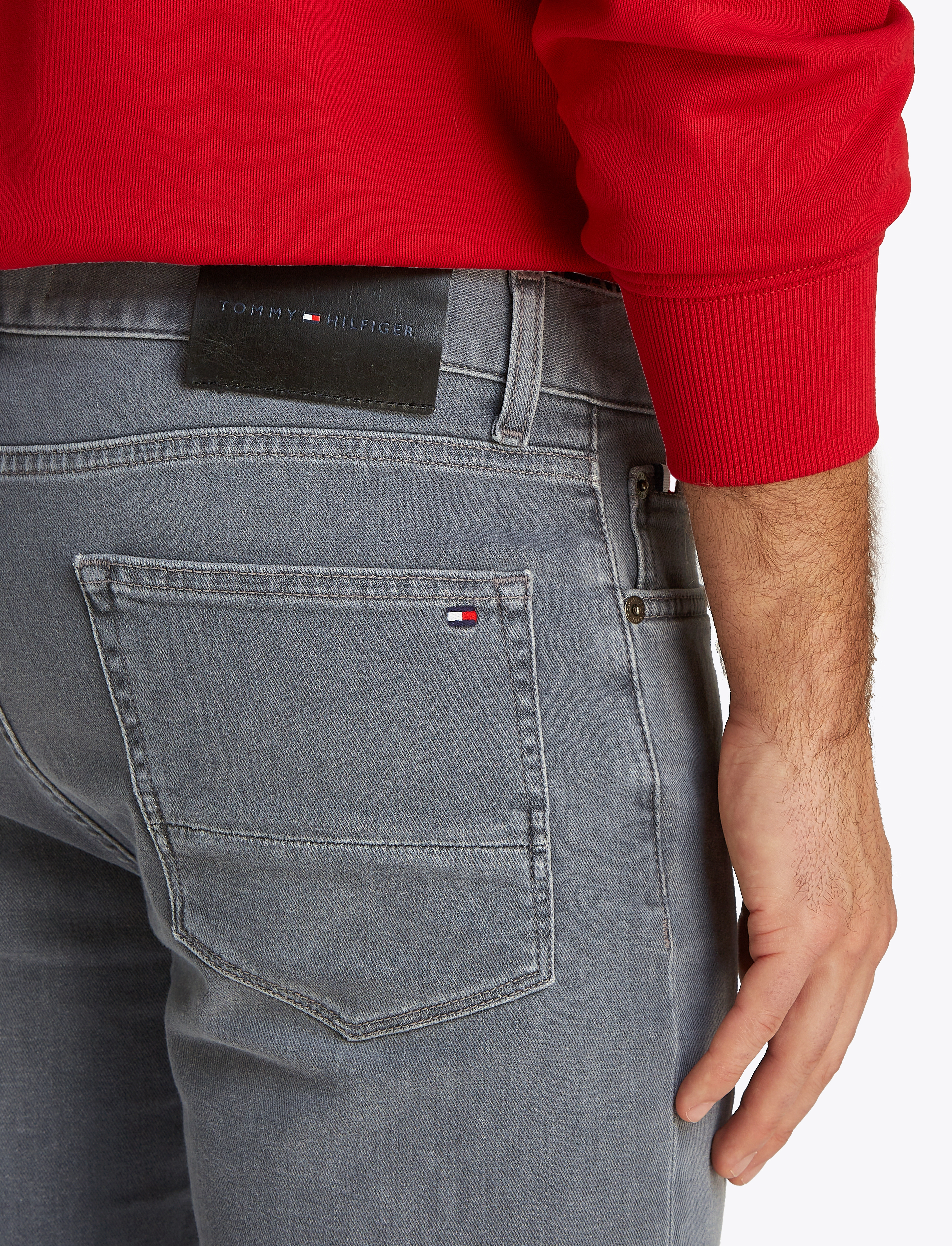Tommy Hilfiger - SLIM BLEECKER SSTR EROS GREY - eros grey - 3