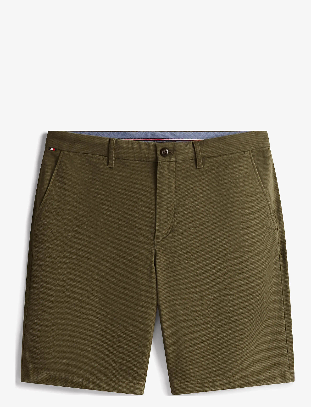 Tommy Hilfiger - HARLEM PRINTED STRUCTURE SHORT - casual shorts - army green - 0