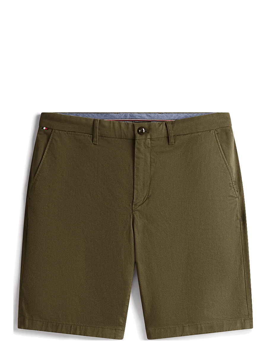 Tommy Hilfiger - HARLEM PRINTED STRUCTURE SHORT - lühikesed vabaajapüksid - army green - 1