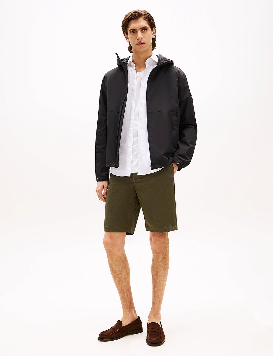 Tommy Hilfiger - HARLEM PRINTED STRUCTURE SHORT - lühikesed vabaajapüksid - army green - 3