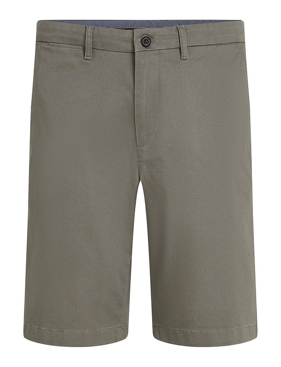 Tommy Hilfiger - HARLEM PRINTED STRUCTURE SHORT - casual shorts - hydrogen grey - 0