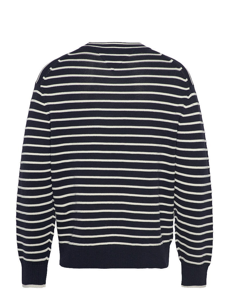 Tommy Hilfiger - BRETON STRUCTURE CREW NECK - desert sky / ivory petal - 2