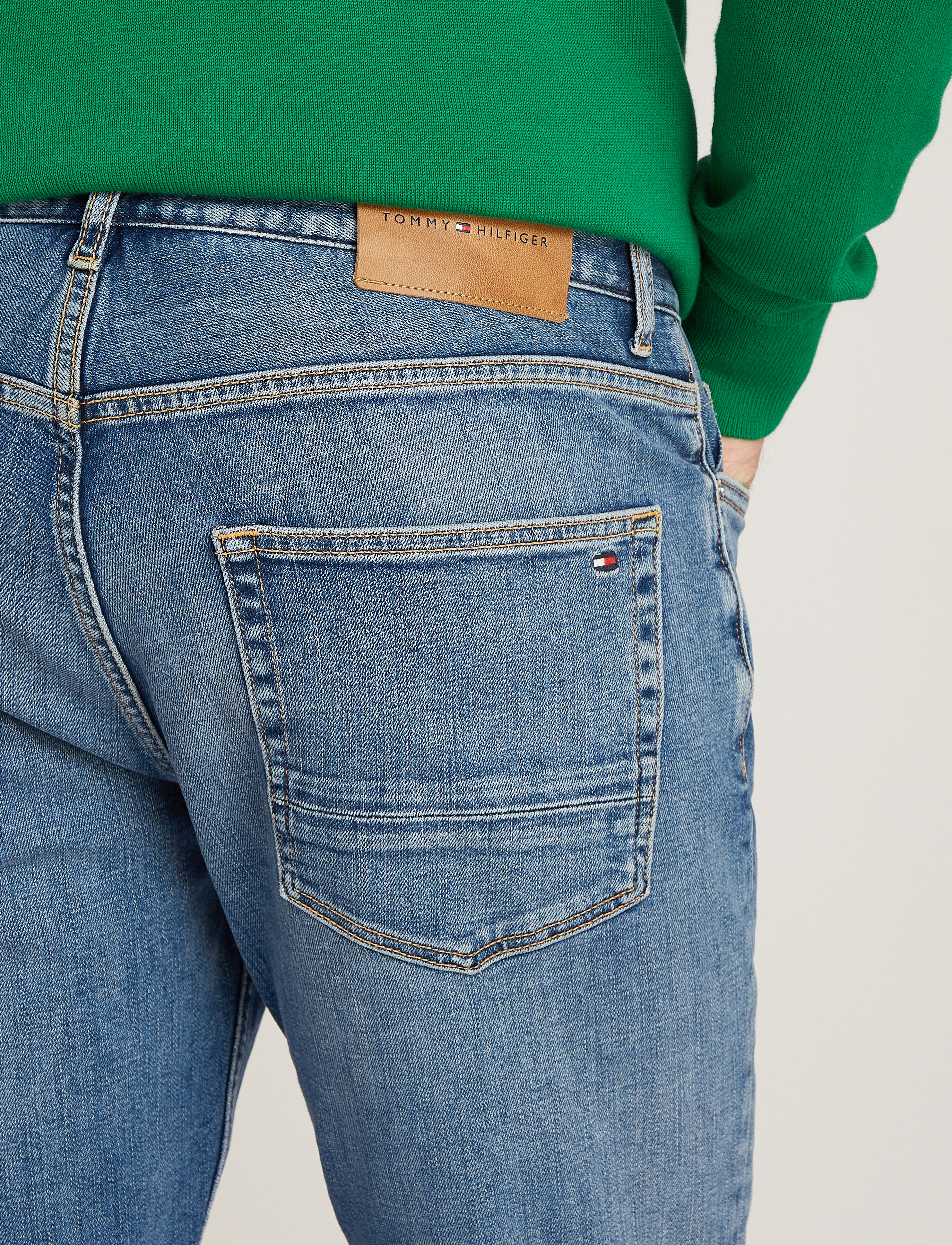 Tommy Hilfiger - CORE DENTON LIGHT BLUE - püksid & teksad - light blue - 3