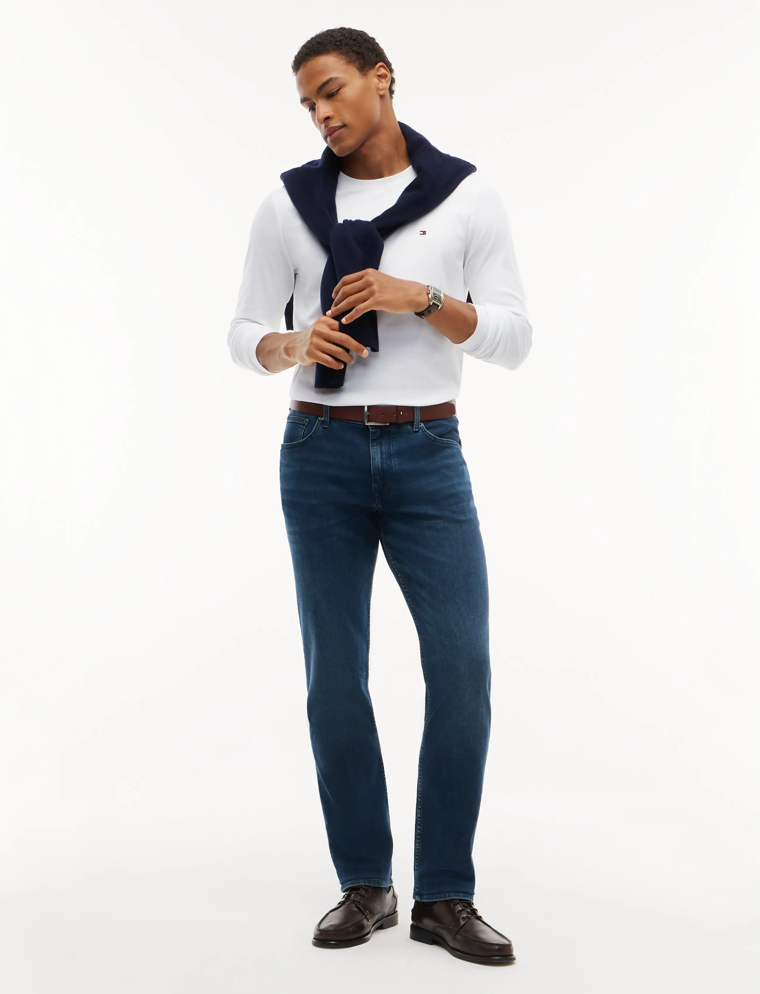 Tommy Hilfiger - CORE DENTON TINTED BLUE - klassikalised teksad - tinted blue - 3