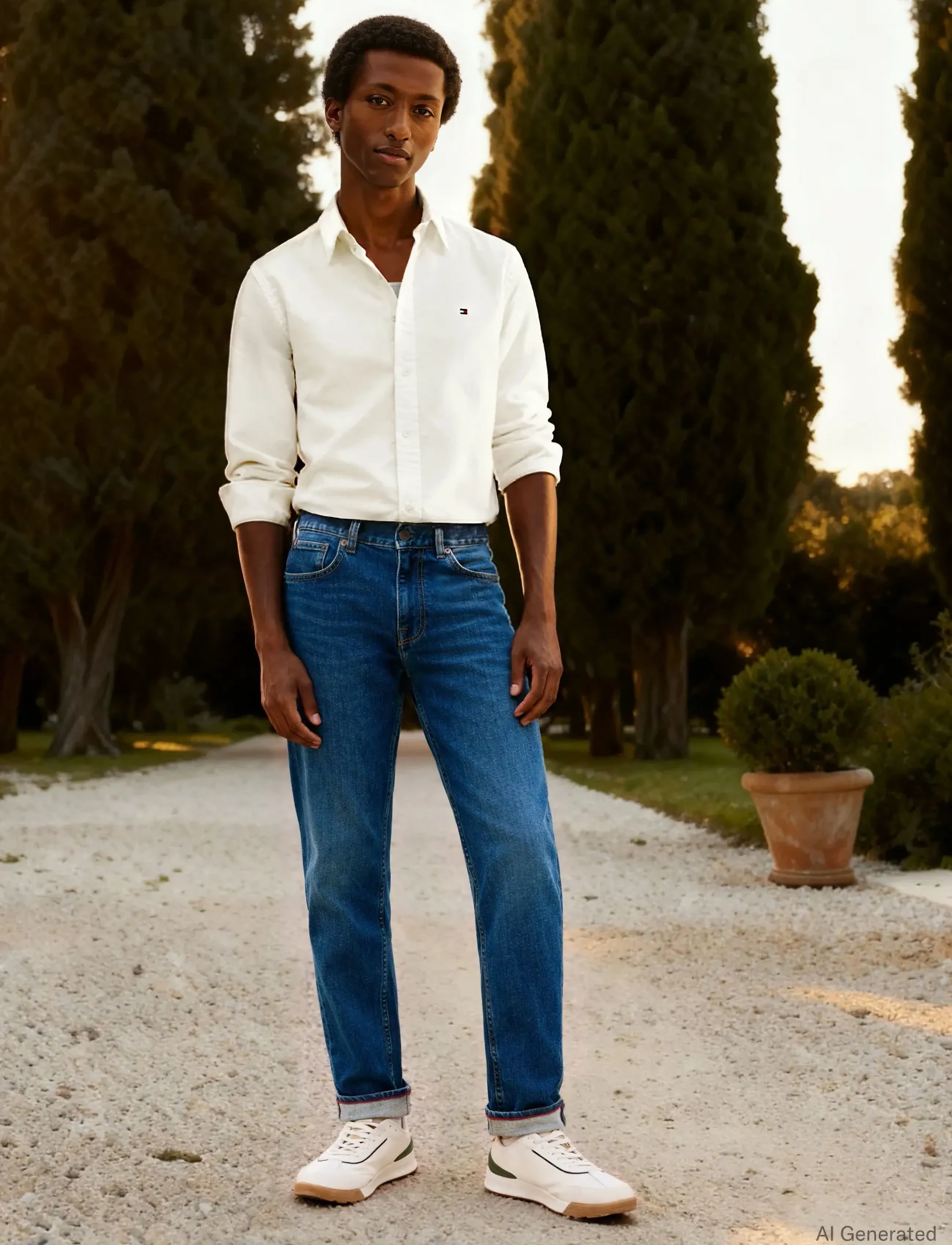 TOMMY HILFIGER Core Harlem Royal straight leg jeans herr – bild 7