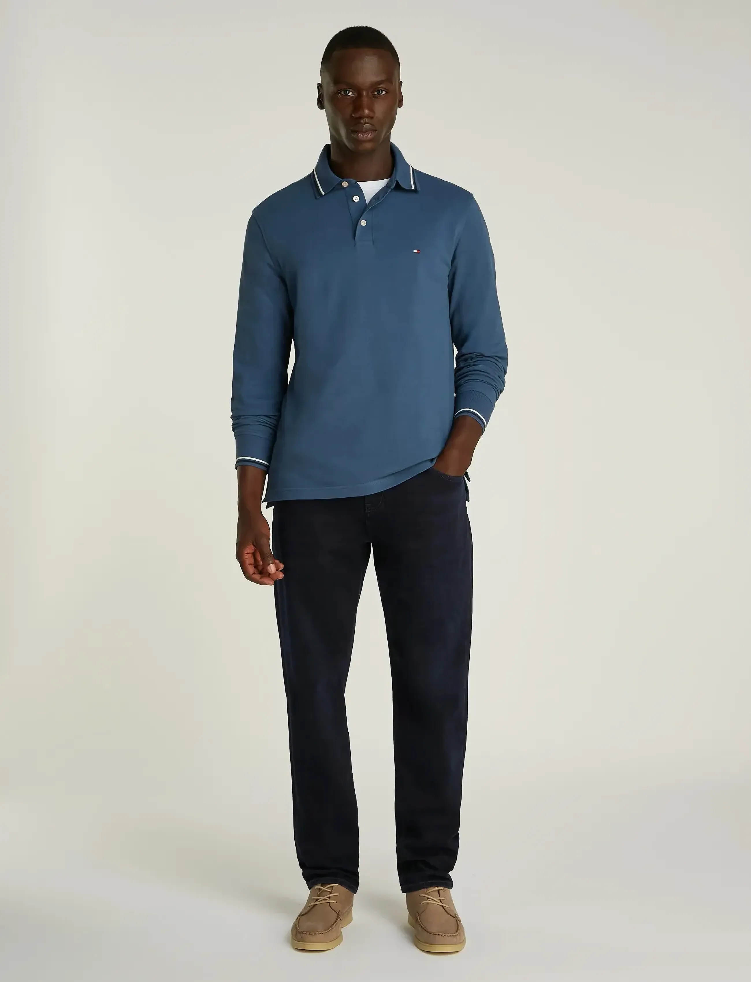 Tommy Hilfiger - REGULAR MERCER STR NIGHT BLUE - klassikalised teksad - night blue - 3