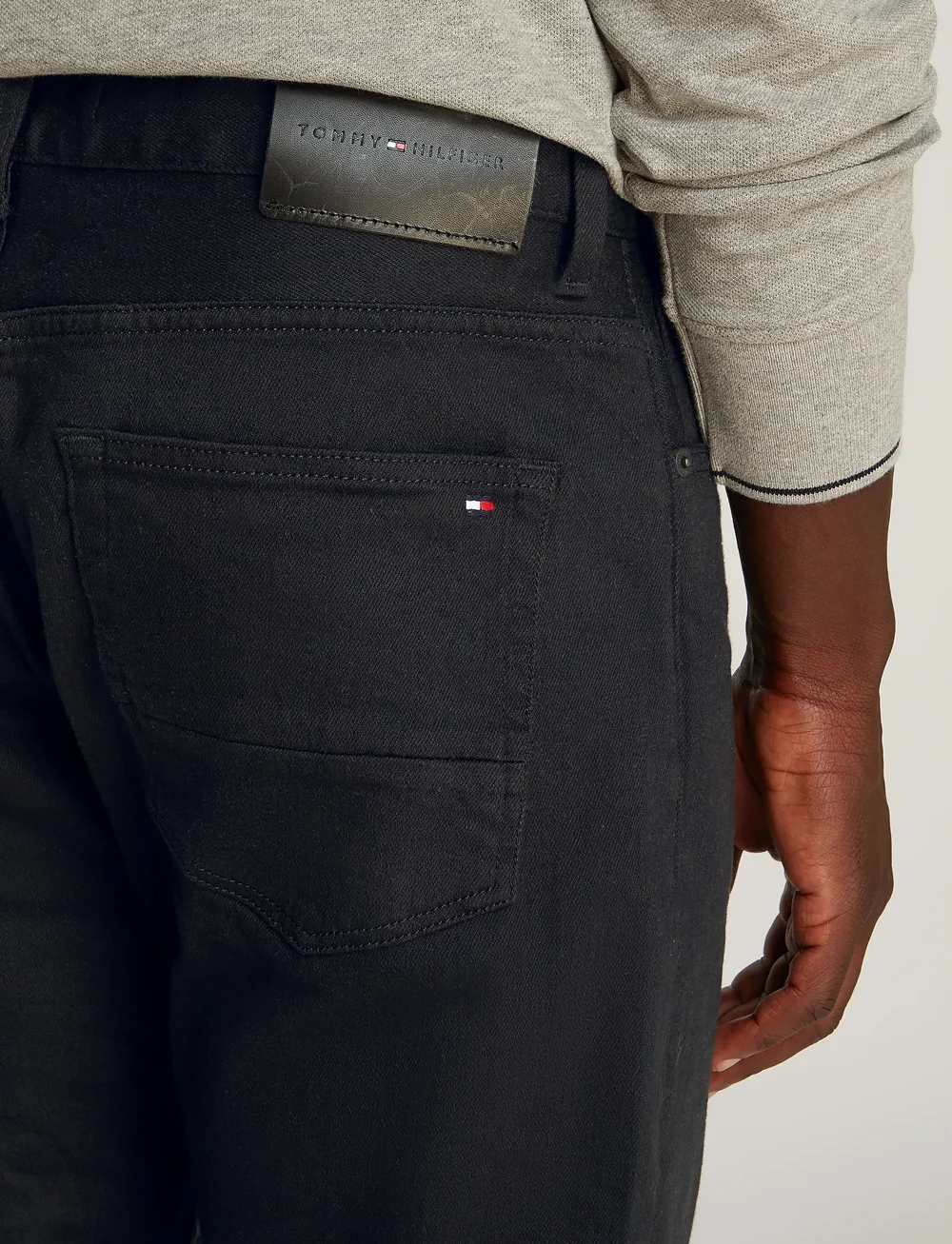 Tommy Hilfiger - CORE HARLEM STAY BLACK - tavalised teksad - stay black - 4