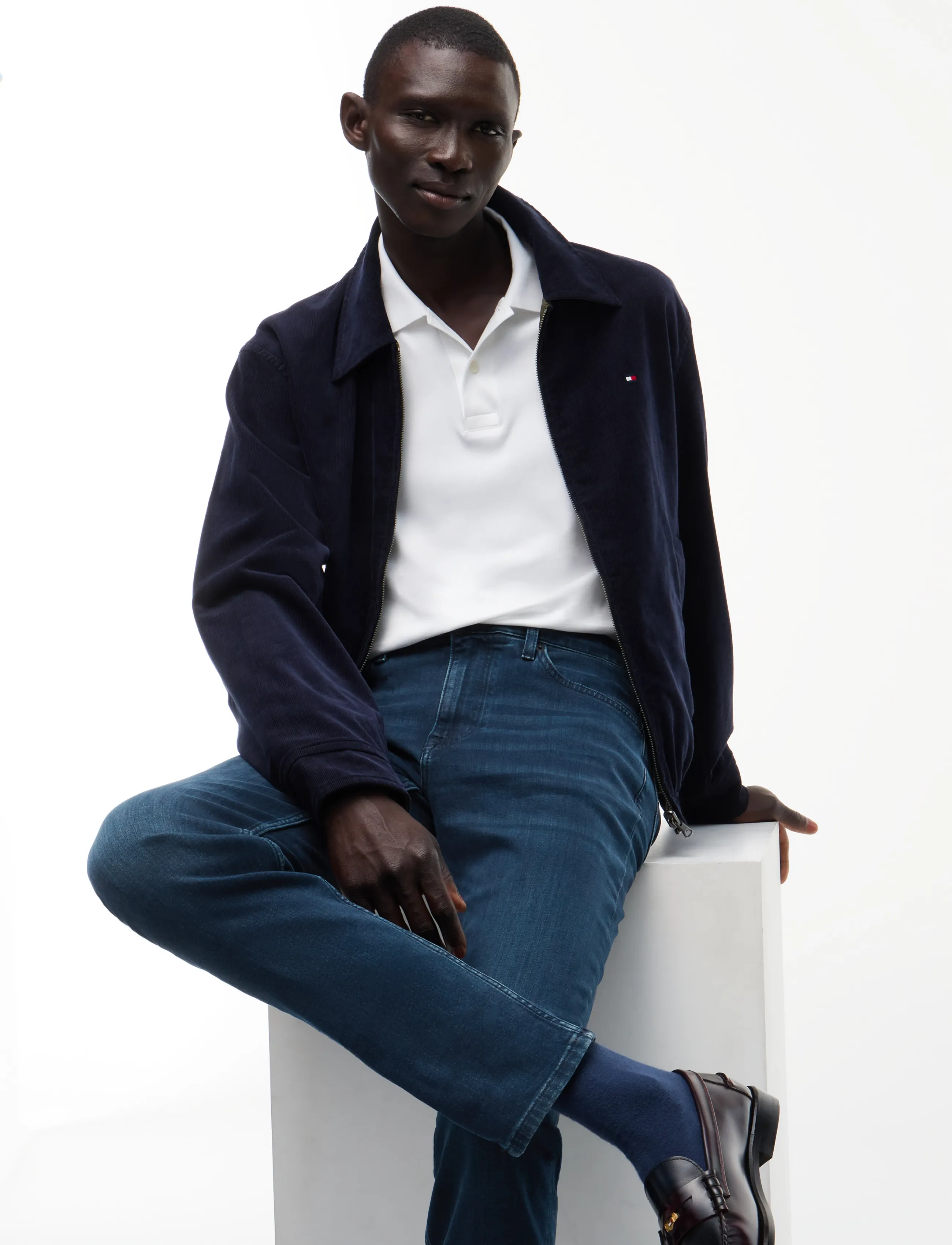 Tommy Hilfiger - CORE BLEECKER DEEP BLUE - püksid & teksad - deep blue - 4