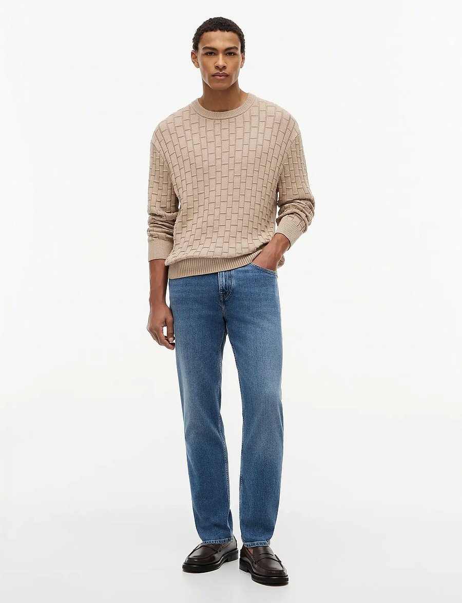 Tommy Hilfiger - CORE HARLEM STONE BLUE - regular piegriezuma džinsa bikses - stone blue - 4