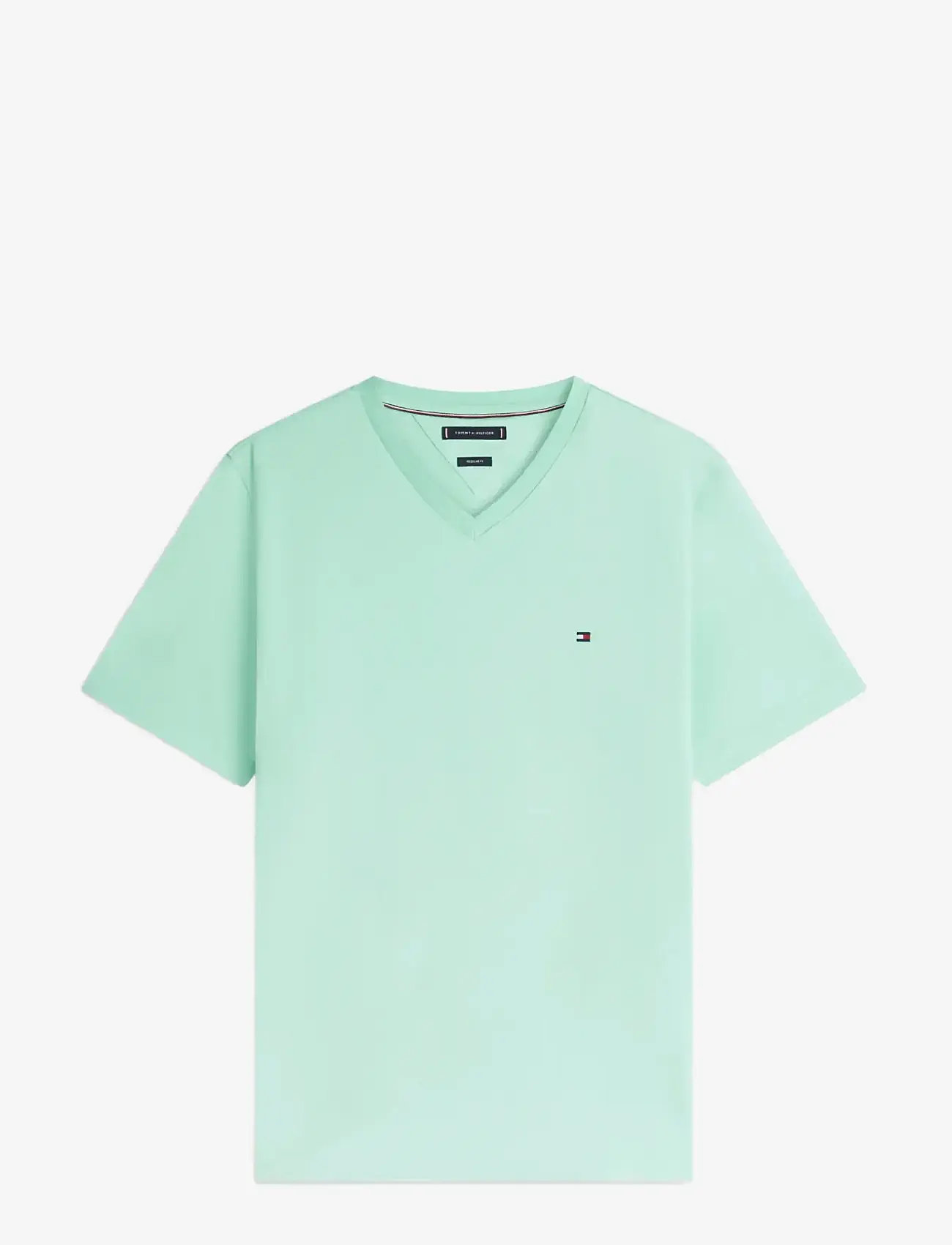 Tommy Hilfiger - ESSENTIAL V-NECK TEE - koszulki z dekoltem w serek - arctic aqua - 1
