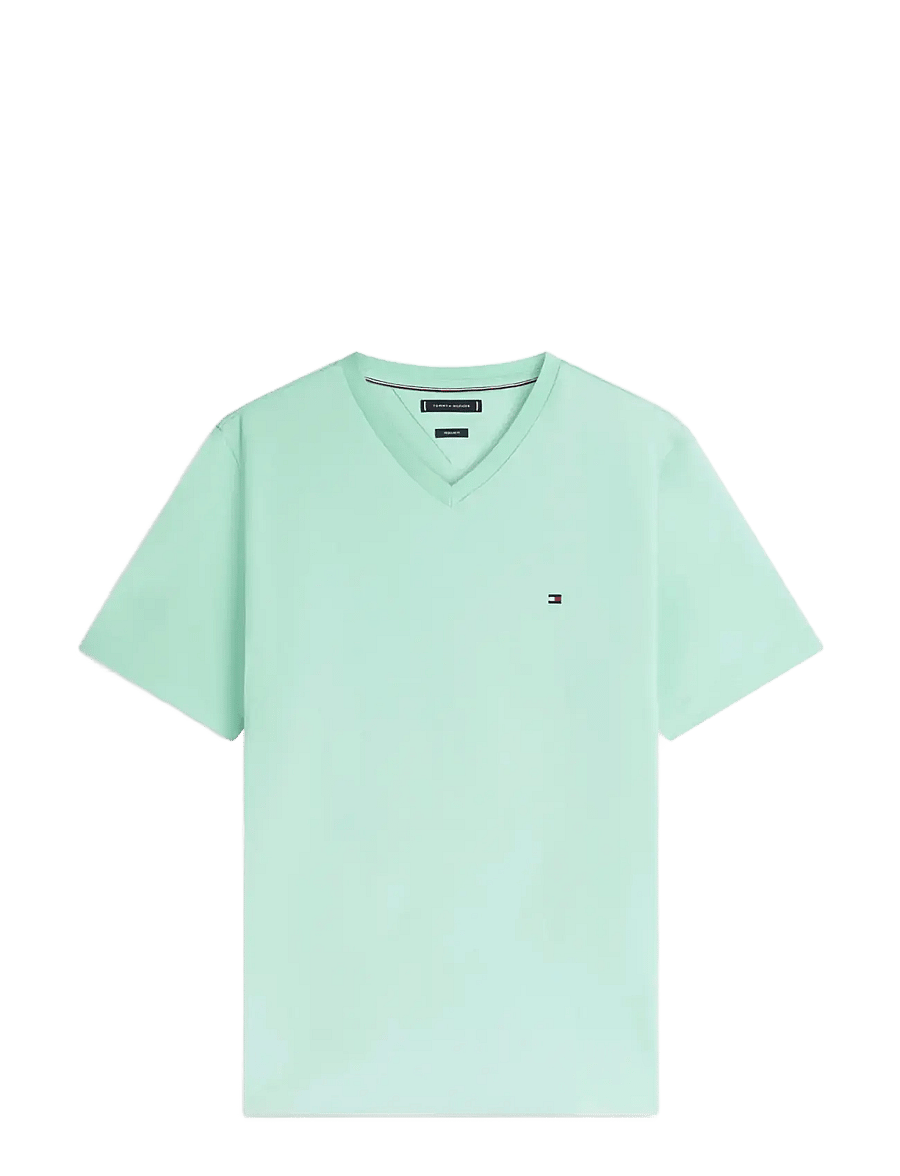 Tommy Hilfiger - ESSENTIAL V-NECK TEE - v-kaelusega t-särgid - arctic aqua - 1