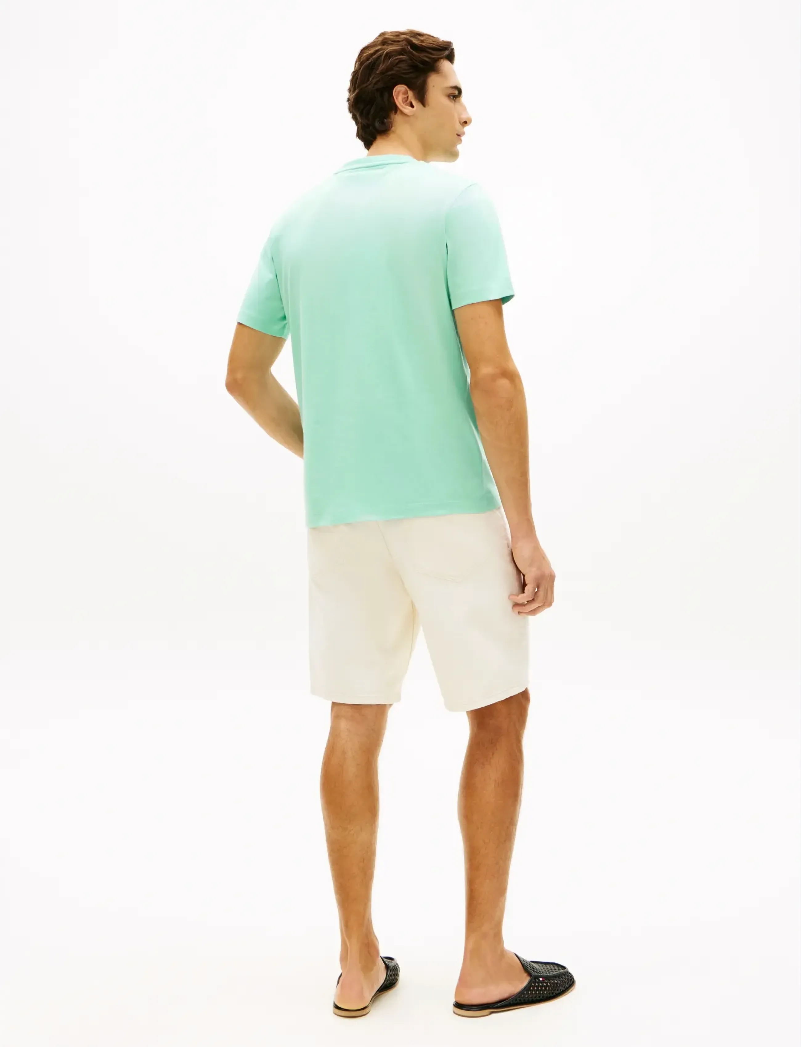 Tommy Hilfiger - ESSENTIAL V-NECK TEE - basis-t-skjorter - arctic aqua - 2