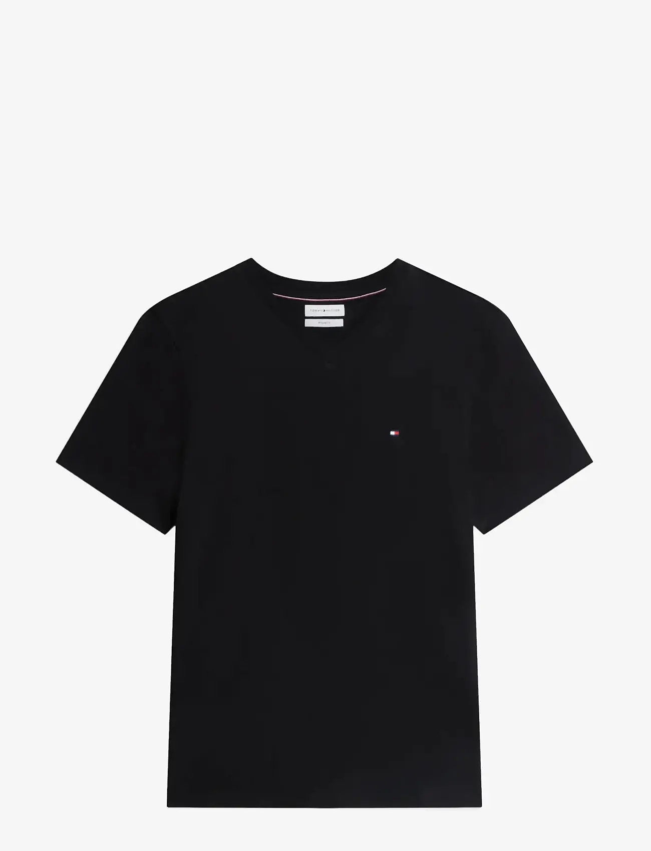 Tommy Hilfiger - ESSENTIAL V-NECK TEE - t-shirts med v-hals - black - 1