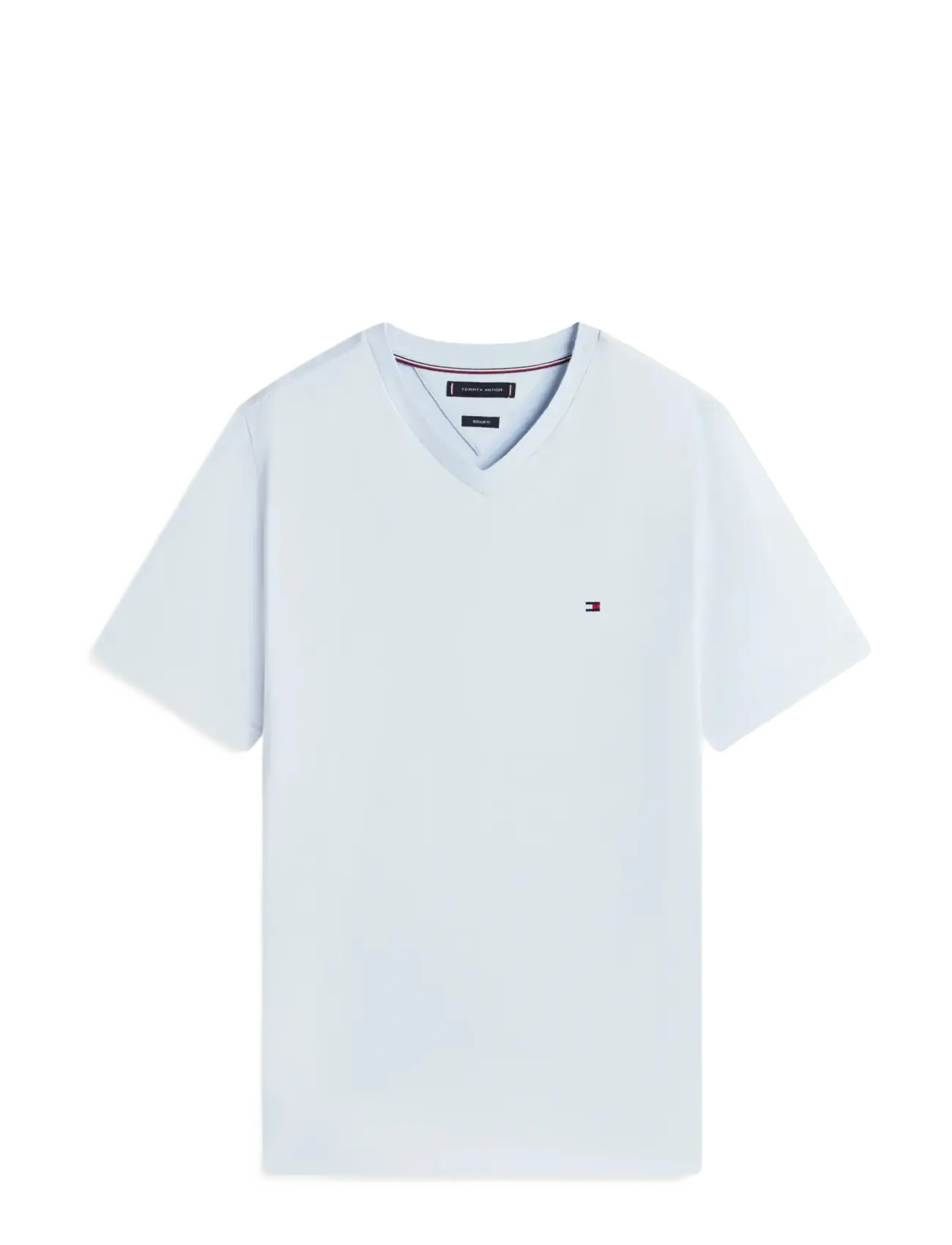 Tommy Hilfiger ESSENTIAL V-NECK TEE - Clothing - BREEZY BLUE / blue