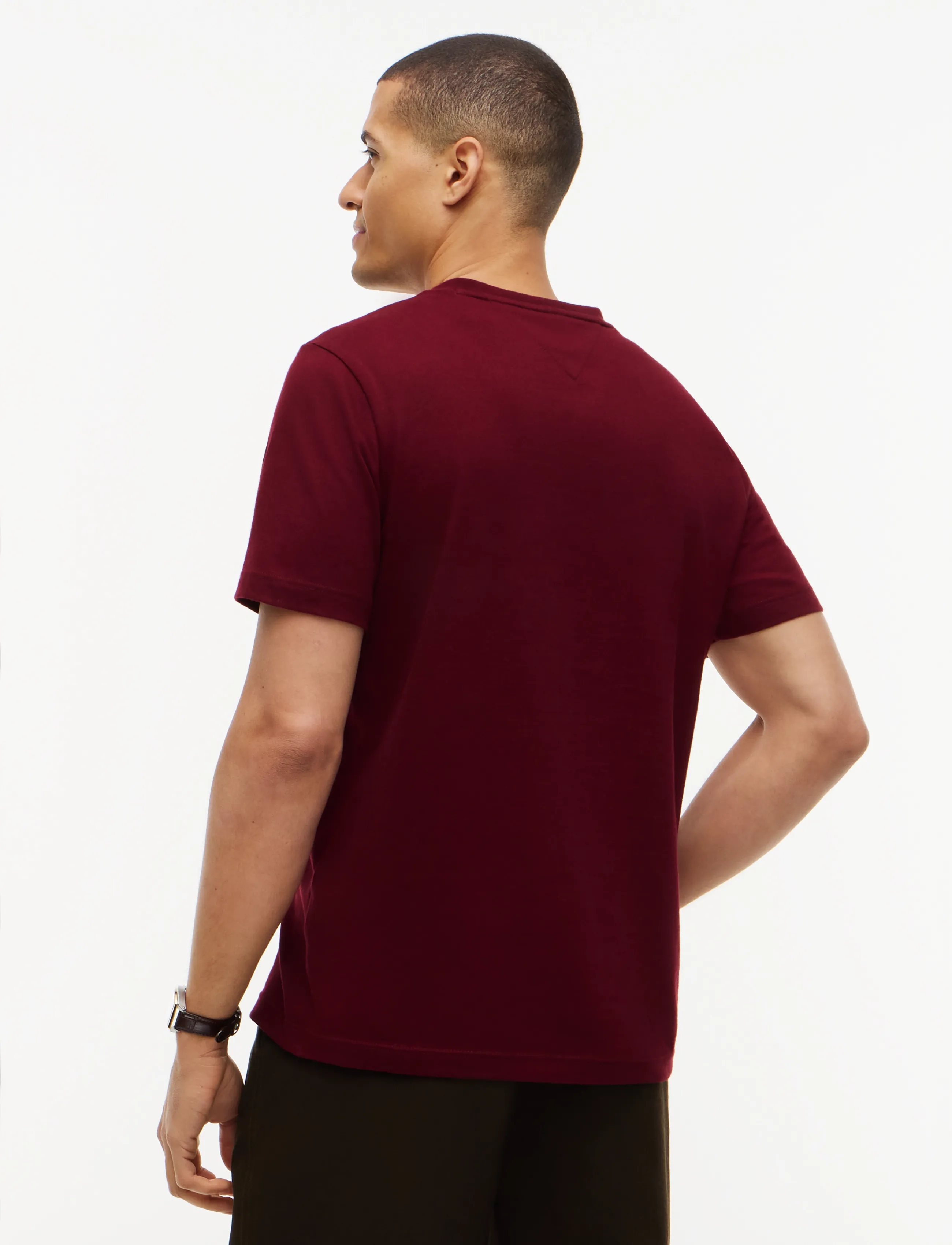 Tommy Hilfiger - ESSENTIAL V-NECK TEE - t-shirts med v-hals - burgundy - 2