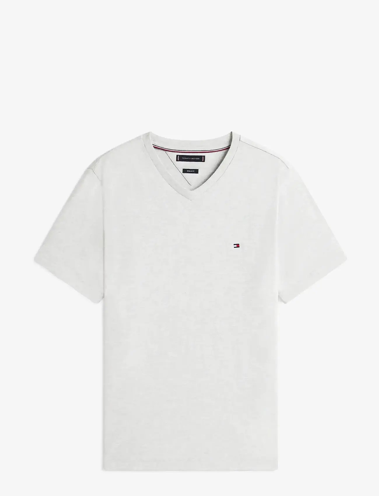Tommy Hilfiger - ESSENTIAL V-NECK TEE - t-shirts med v-hals - light grey heather - 1