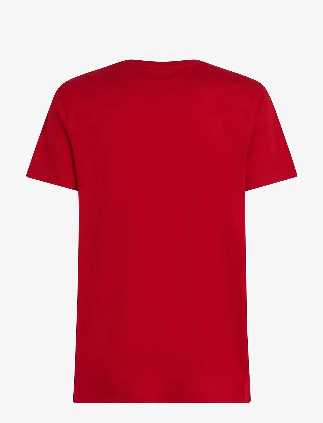 Tommy Hilfiger - ESSENTIAL V-NECK TEE - v-ringade t-shirts - medium red - 2